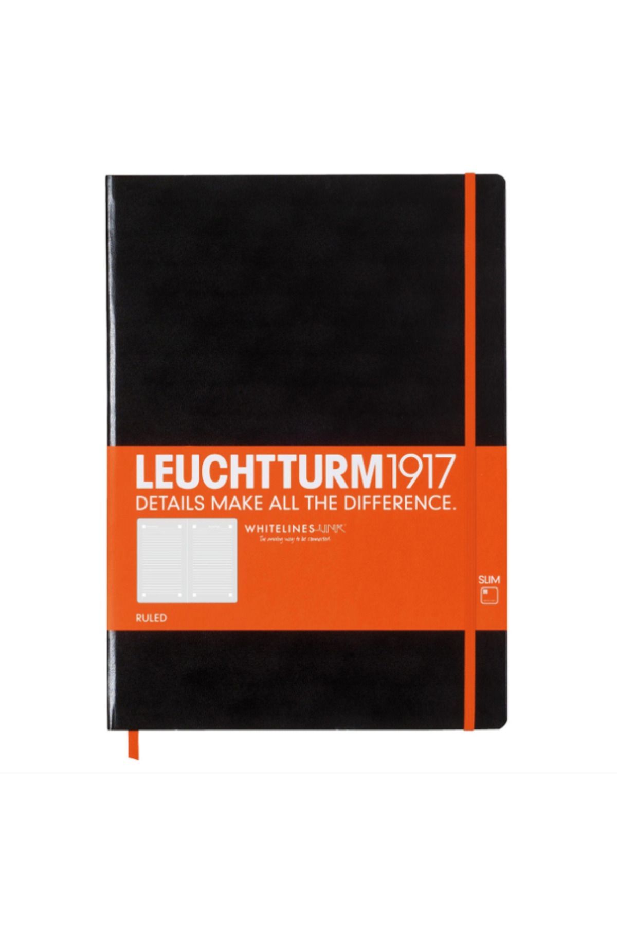 Leuchtturm1917 Leuchttrum1917 x WhiteLinesLinks Limited Edition Dijital Defter Master Slim (A4+) 60 Sayfa Çizgili