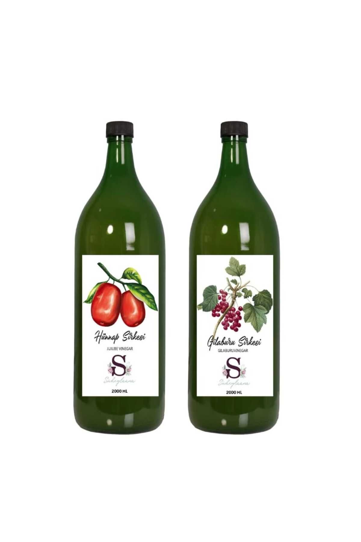 Süheylaana Doğal Hünnap Sirkesi 2000 Ml - Doğal Gilaburu Sirkesi 2000 Ml