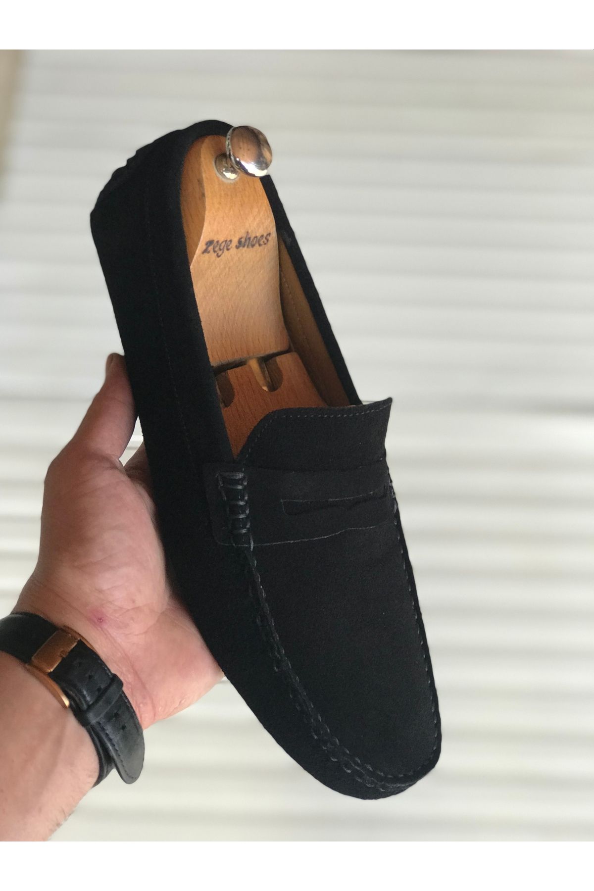 Zegeshoes Yeni Sezon Hakiki Deri Günlük Loafer Geçme Rok
