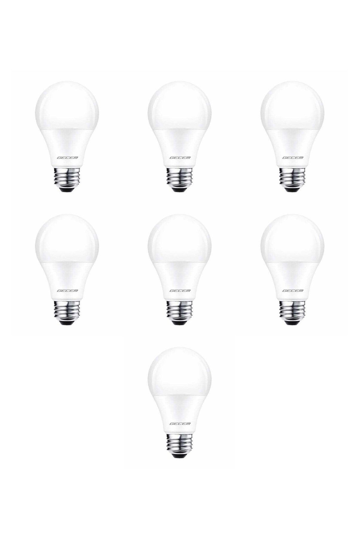 Huzur Elektrik 7 Adet Gecem 11W Led Ampul E27 Duy 6500K - Beyaz Işık