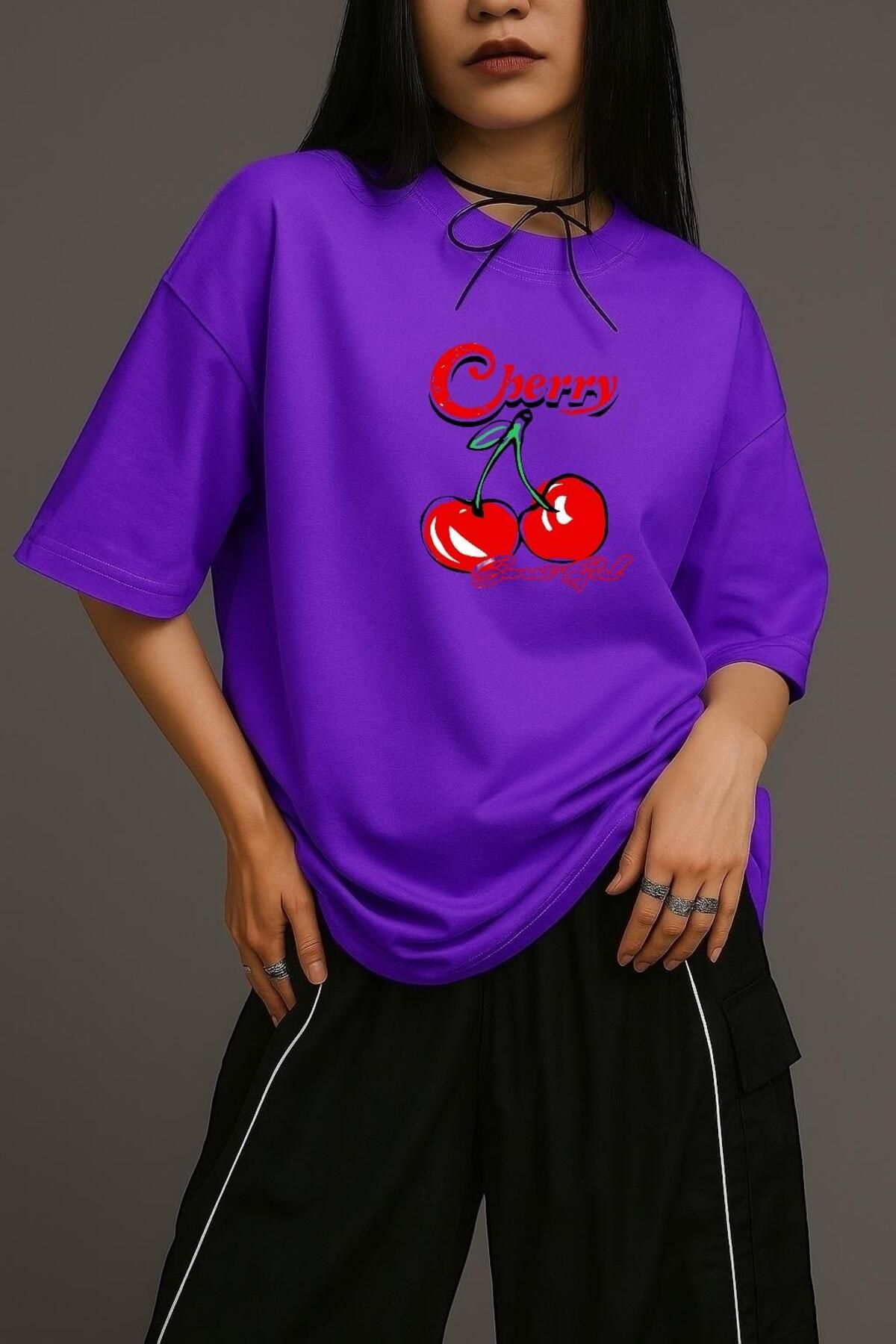 BENROMA CHERRY SWEAT GİL OVERSİZE TİŞÖRT