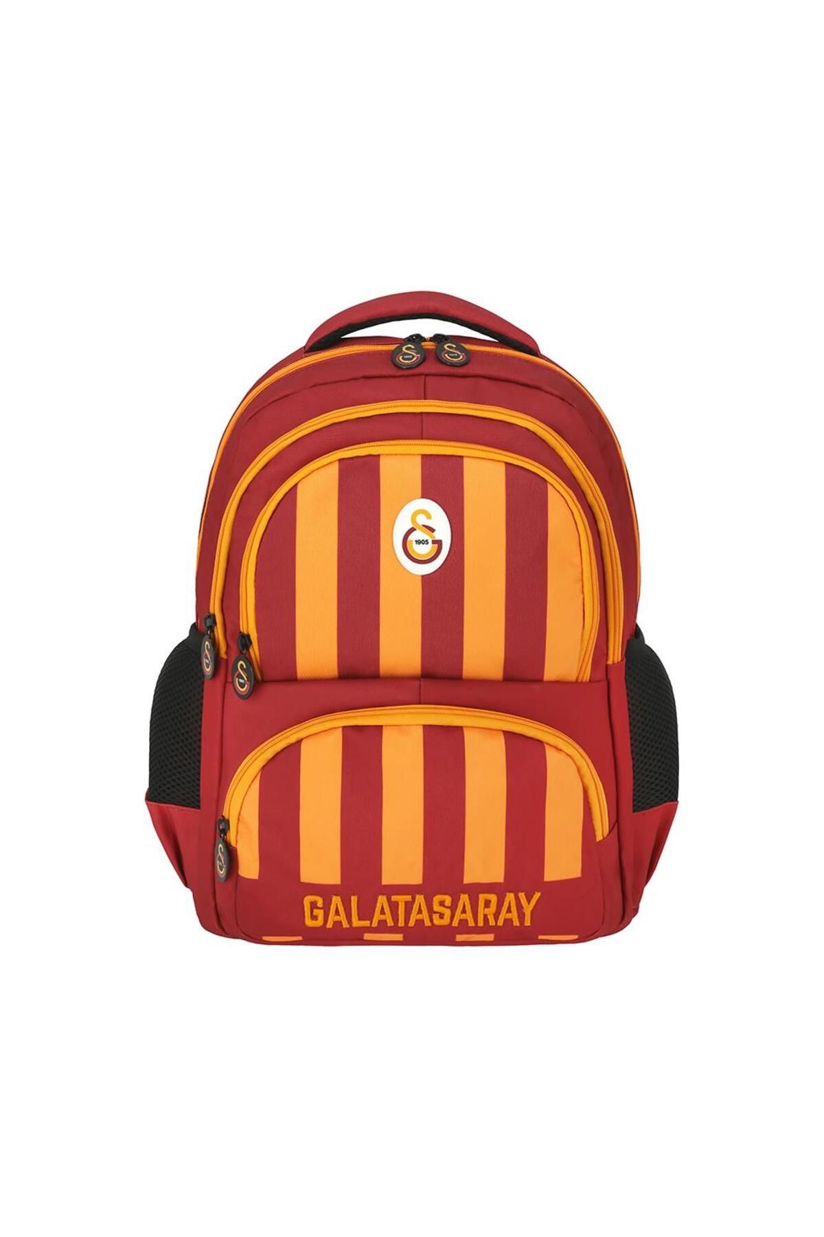 Galatasaray Çizgili Forma Desenli Okul Sırt Çantası Yeni Sezon