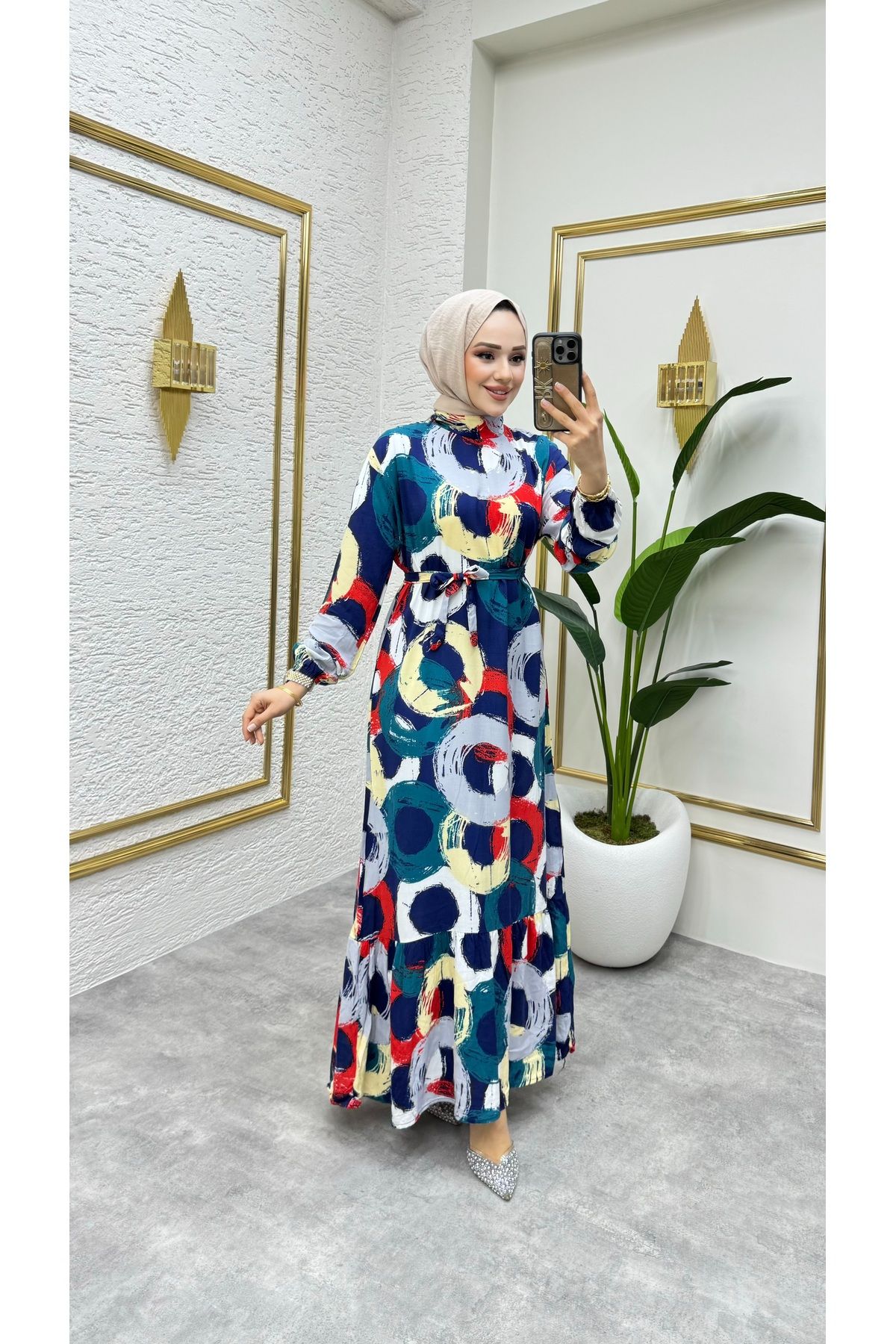 HMZ TESETTÜR ELBİSE renkli