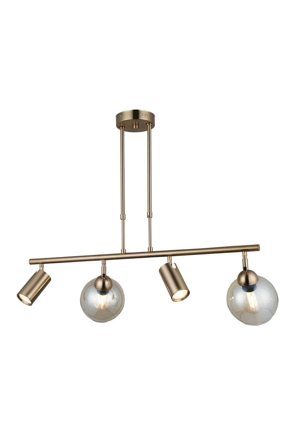 NZL Lighting Kero 2+2 Antık Lak Sıralı Avize ve Sarkıt Avize