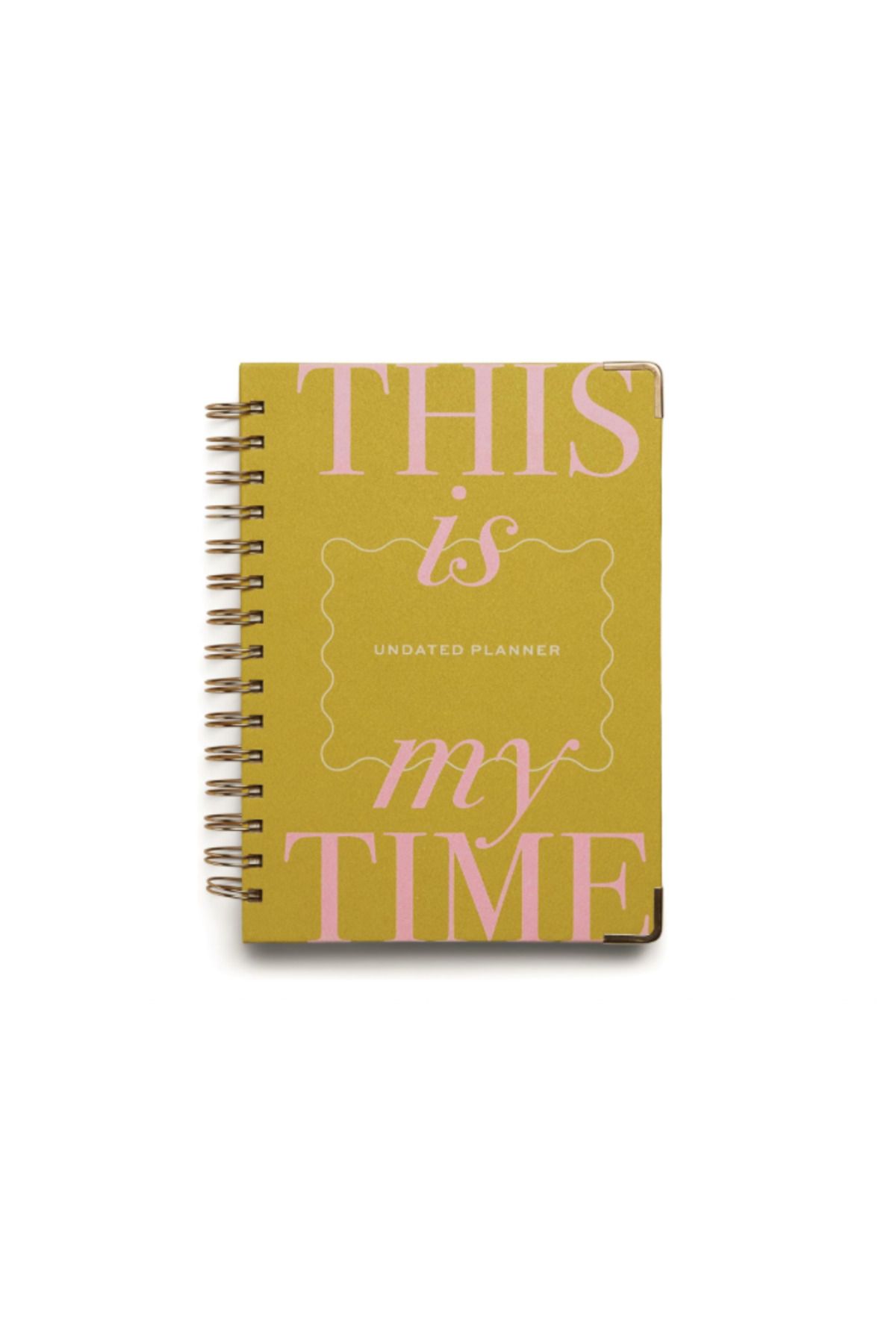 designworks ink Undated Planner/ajanda 13 Month Planner And Sticker Sheet, My Time