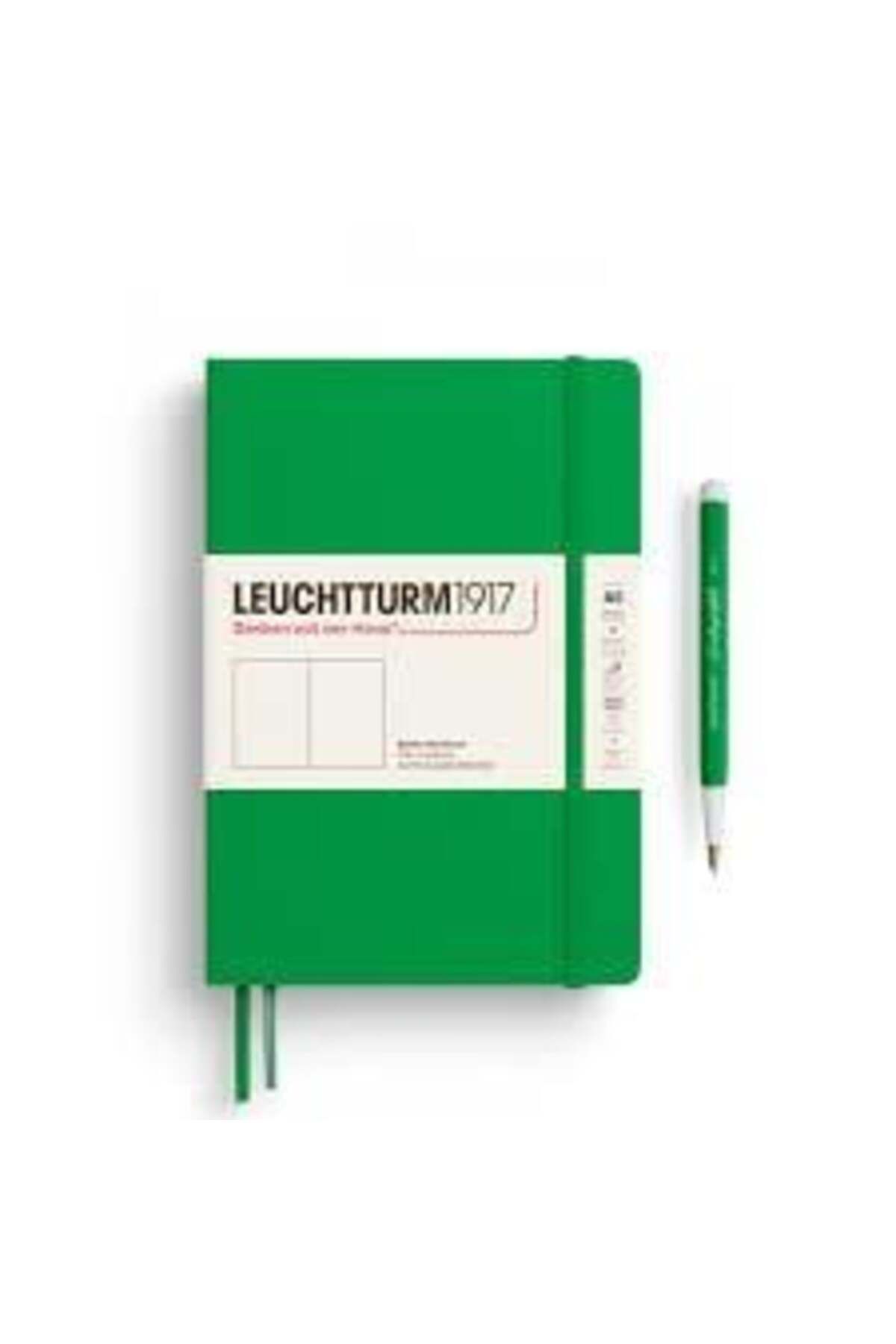 Leuchtturm1917 2025 Colors Orta Boy (A5), Sert Kapak, 251 Sayfa, Çizgisiz Defter Spring Leaf 372192
