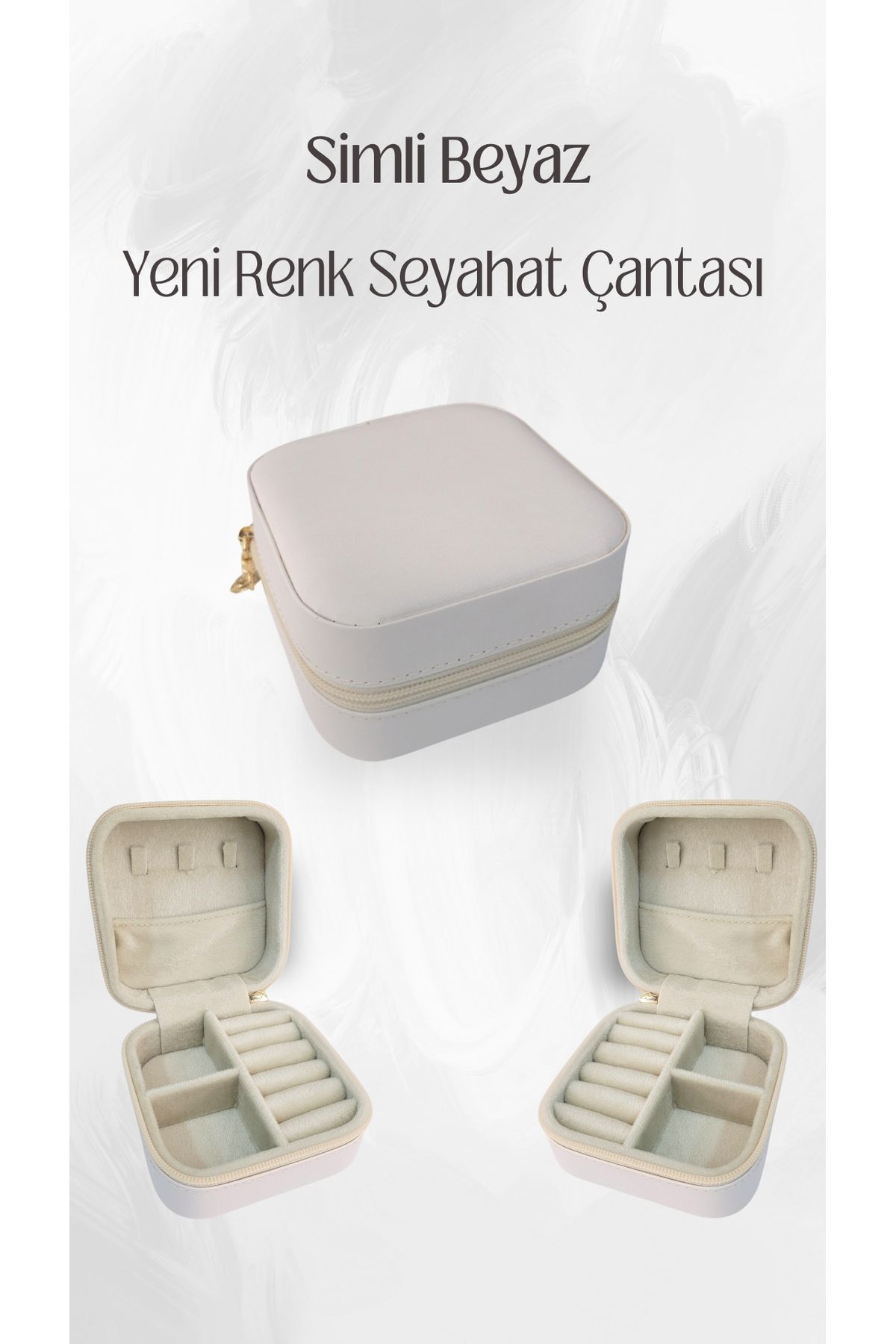 Layla Decor Fermuarlı Takı Kutusu Seyahat Çantası