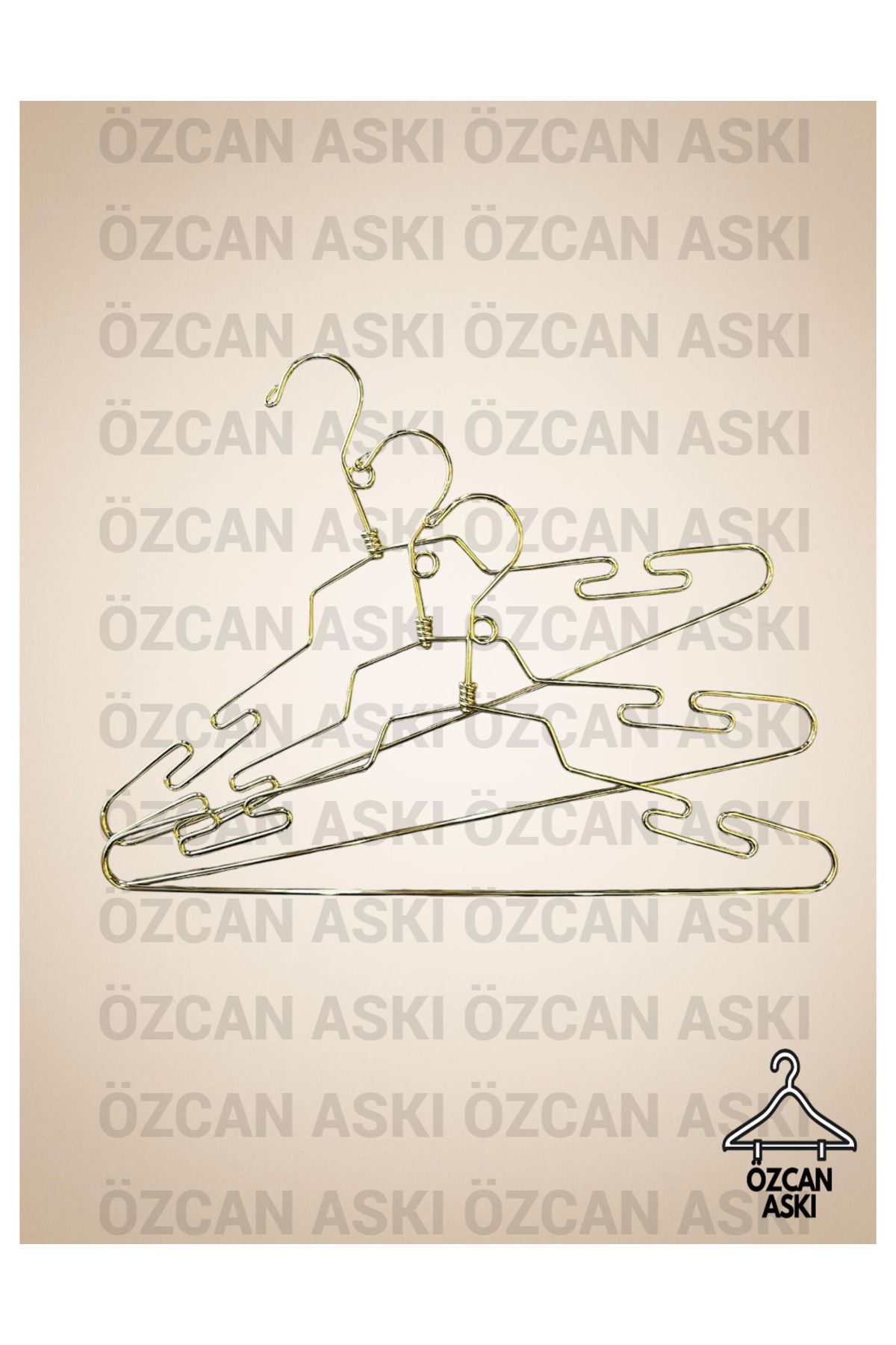 OZC 5 ADET LÜKS METAL ELBİSE ASKISI