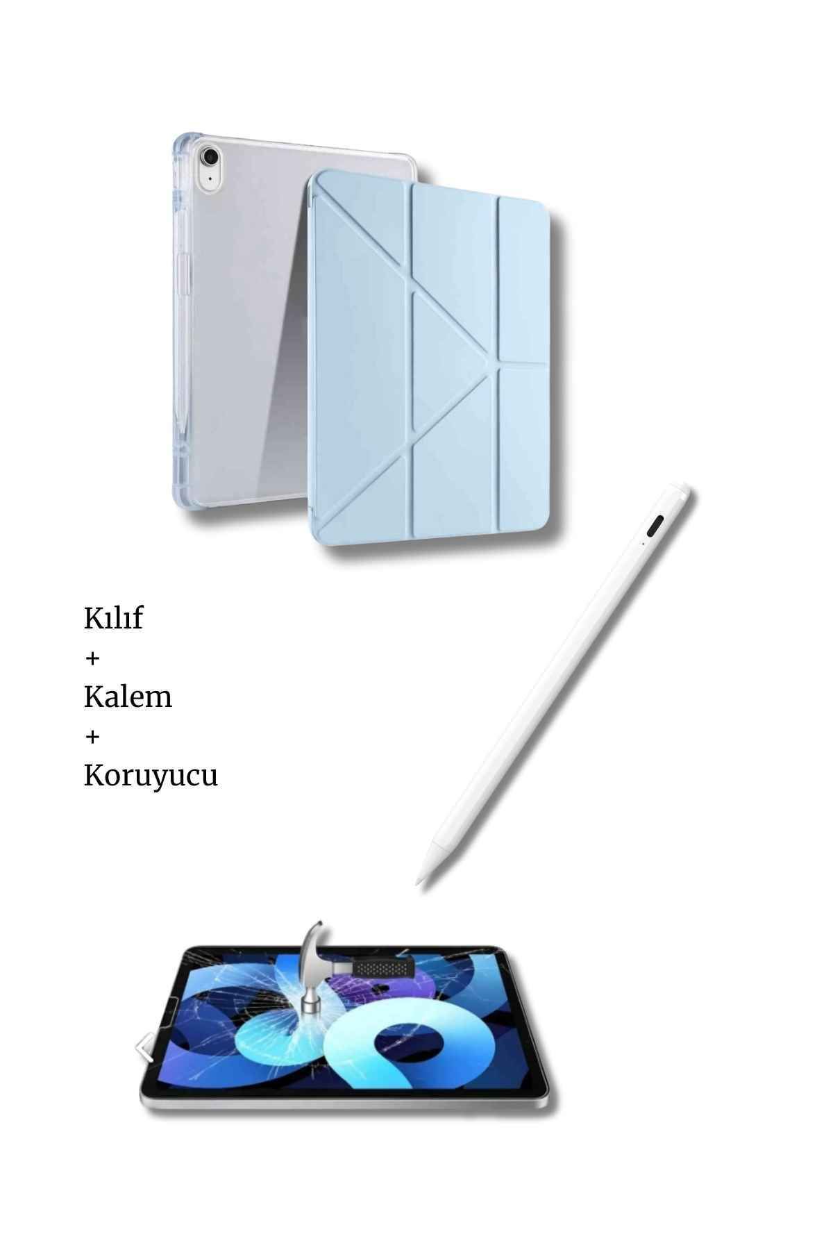 Fuchsia iPad Air 11" A3270 A3271 A2899 A2903 M3 M2 Çip Uyumlu Tablet Kılıfı Tablet Kalemi Ve Ekran Koruyucu