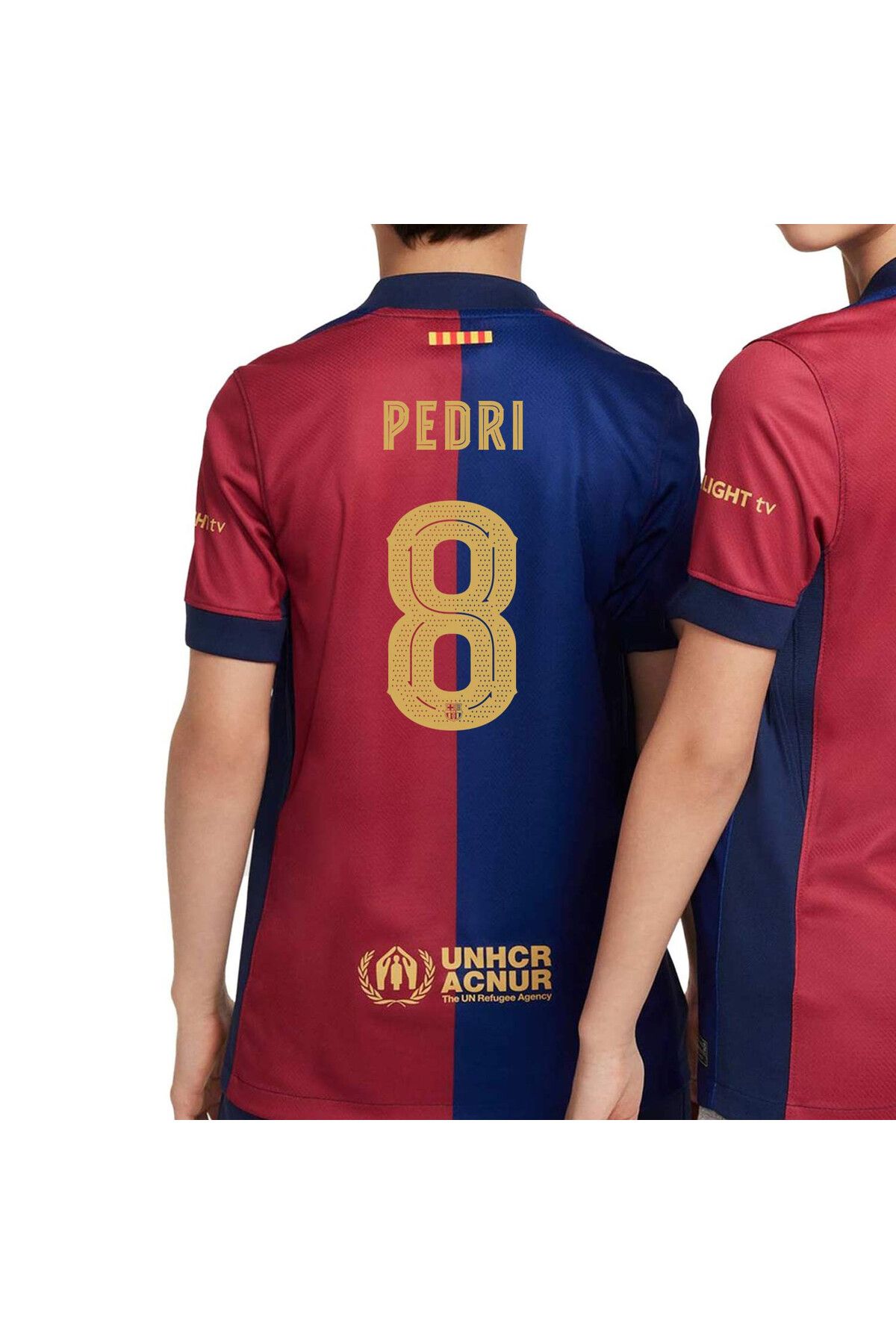 kombinezyum Barcelona 2024-25 Yeni Sezon #8 PEDRİ Yetişkin İç Saha Forması PARÇALI
