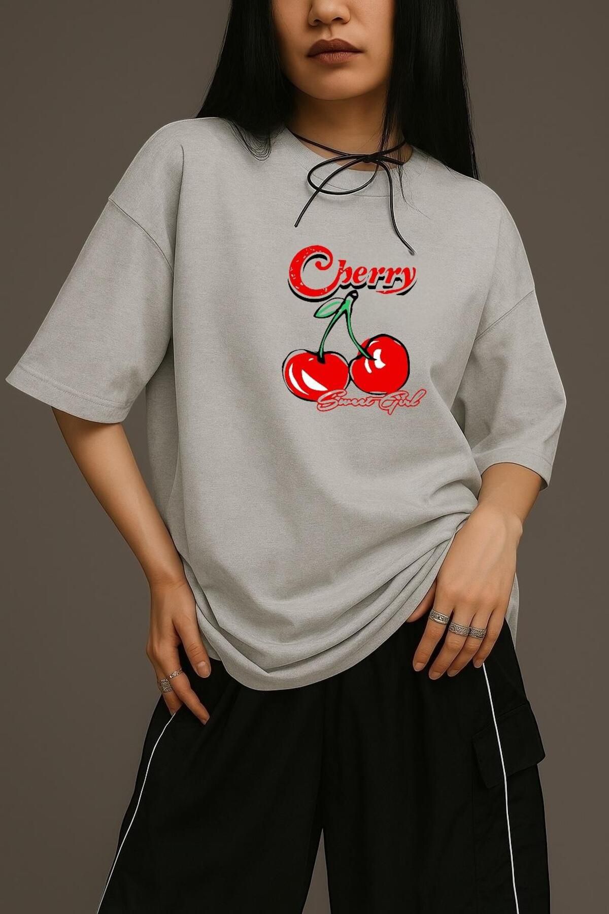 BENROMA CHERRY SWEAT GİL OVERSİZE TİŞÖRT