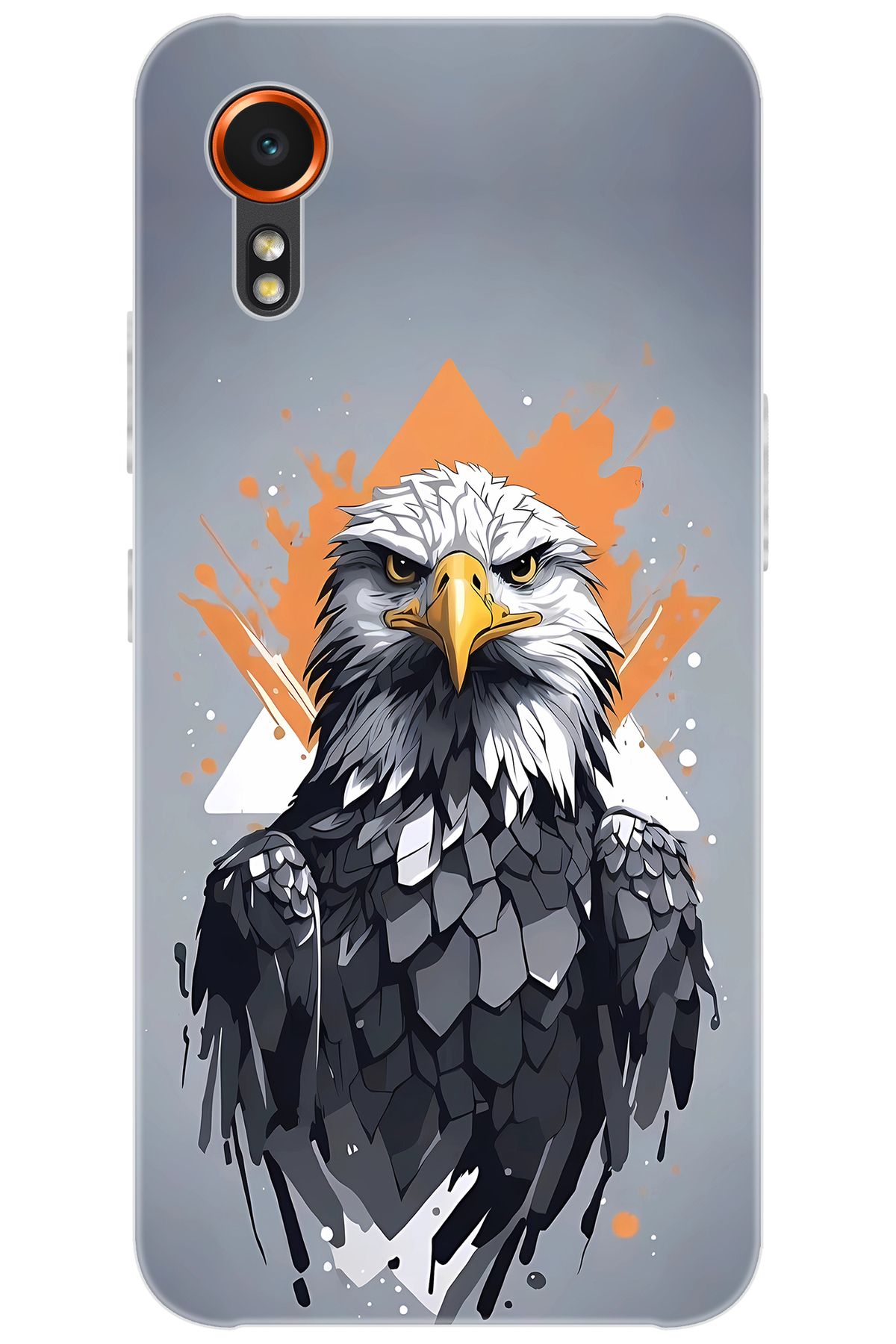 Ceppare Samsung Galaxy XCover7 (SM-G556B) Uyumlu Kılıf Desen Baskılı Silikon Kartal STK:639 CP-9WkaK2W