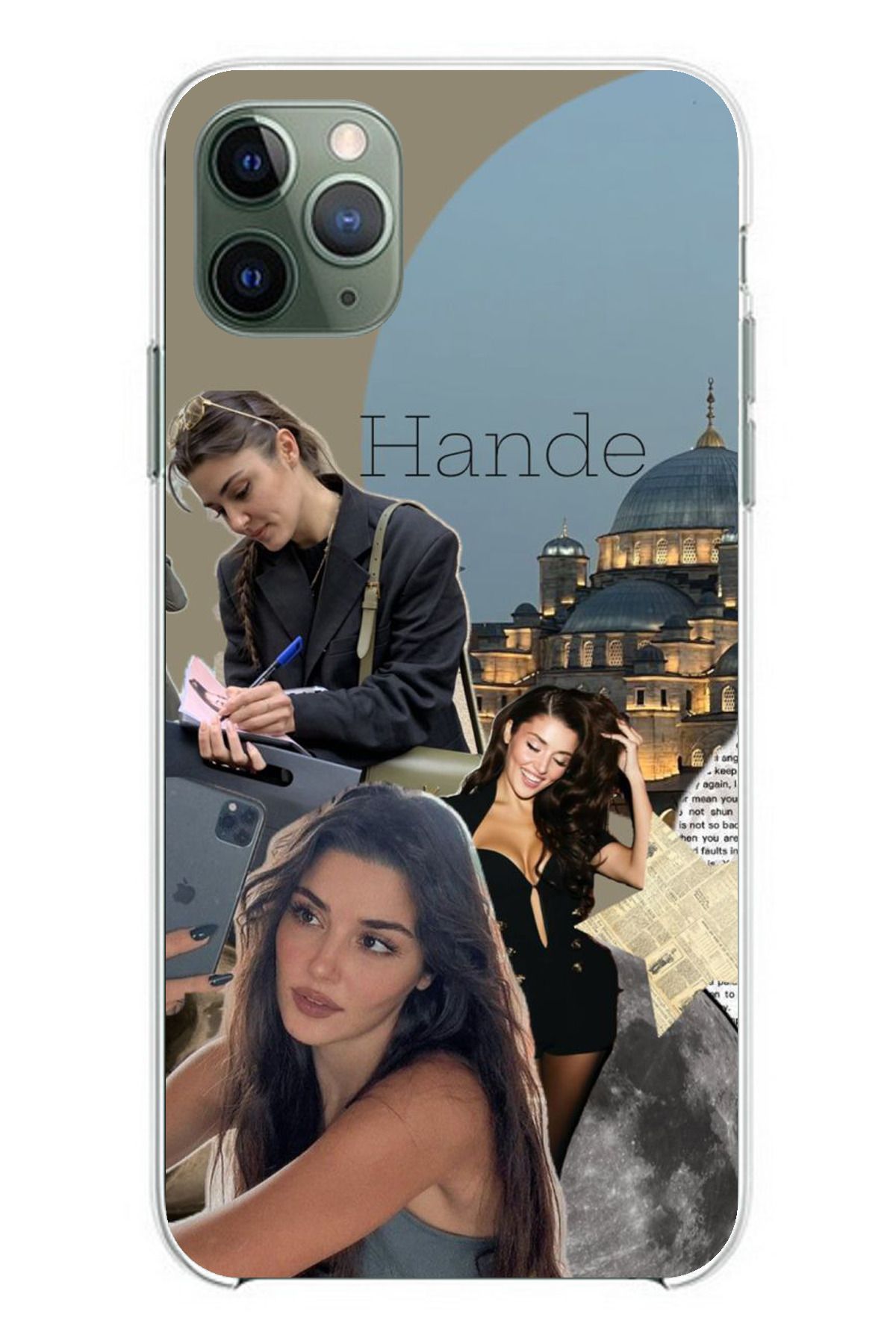 TechTree iPhone 11 PRO Uyumlu Hande Erçel Şeffaf Silikon Kılıf