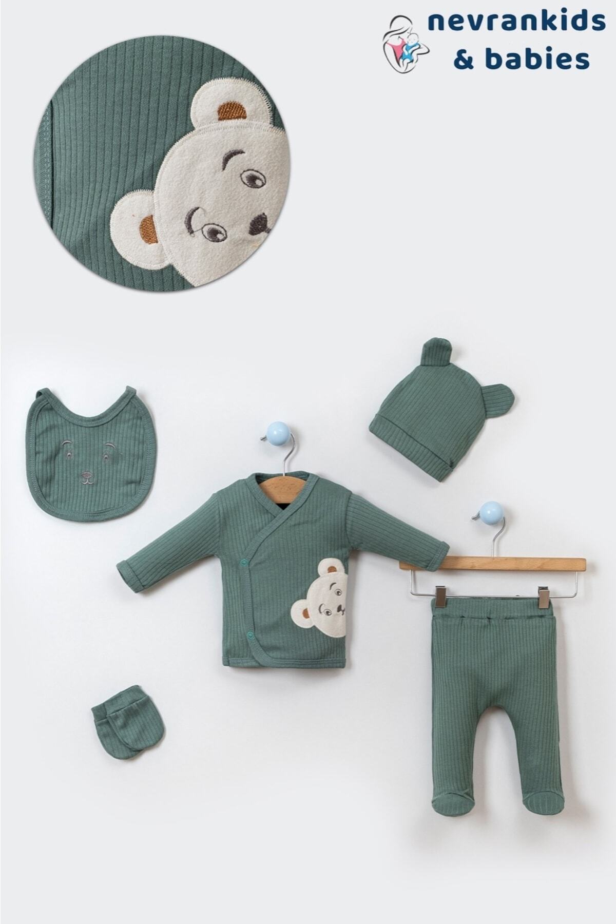 nevrankids Bear Minimal 5’li Hastane Çıkışı Seti fotoğrafı 6 (önizleme)