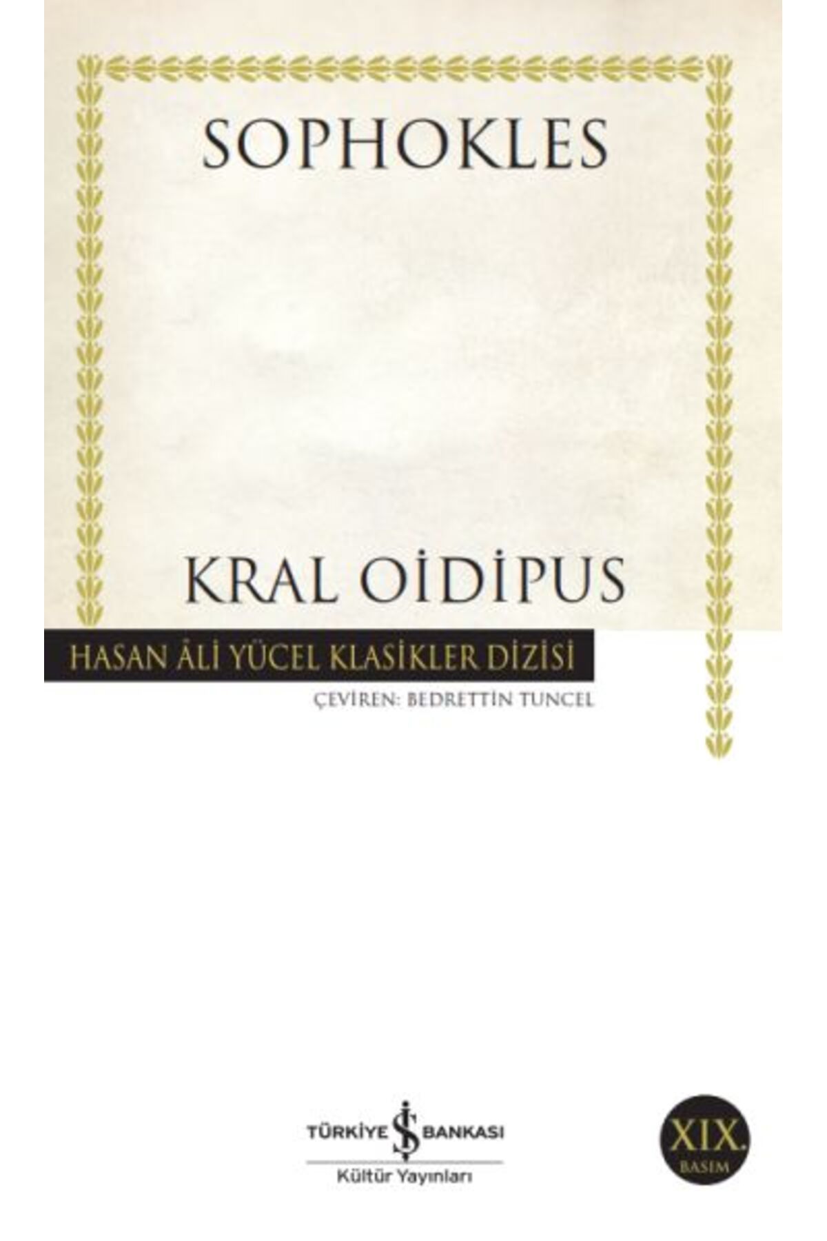 Destek Yayınları Kral Oidipus Hasan Ali Yücel Klasikleri