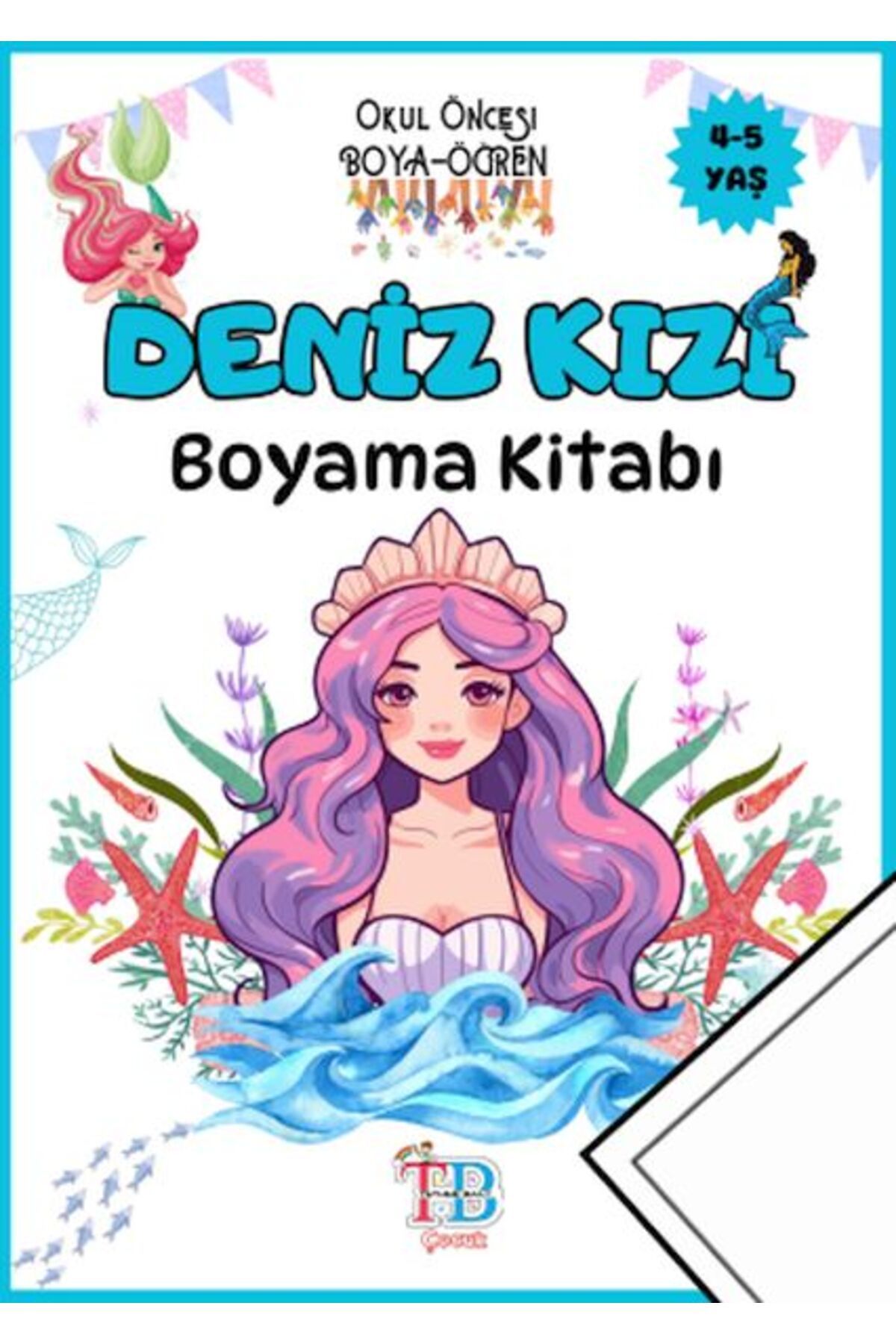 Destek Yayınları Denizkızı Boyama Kitabı