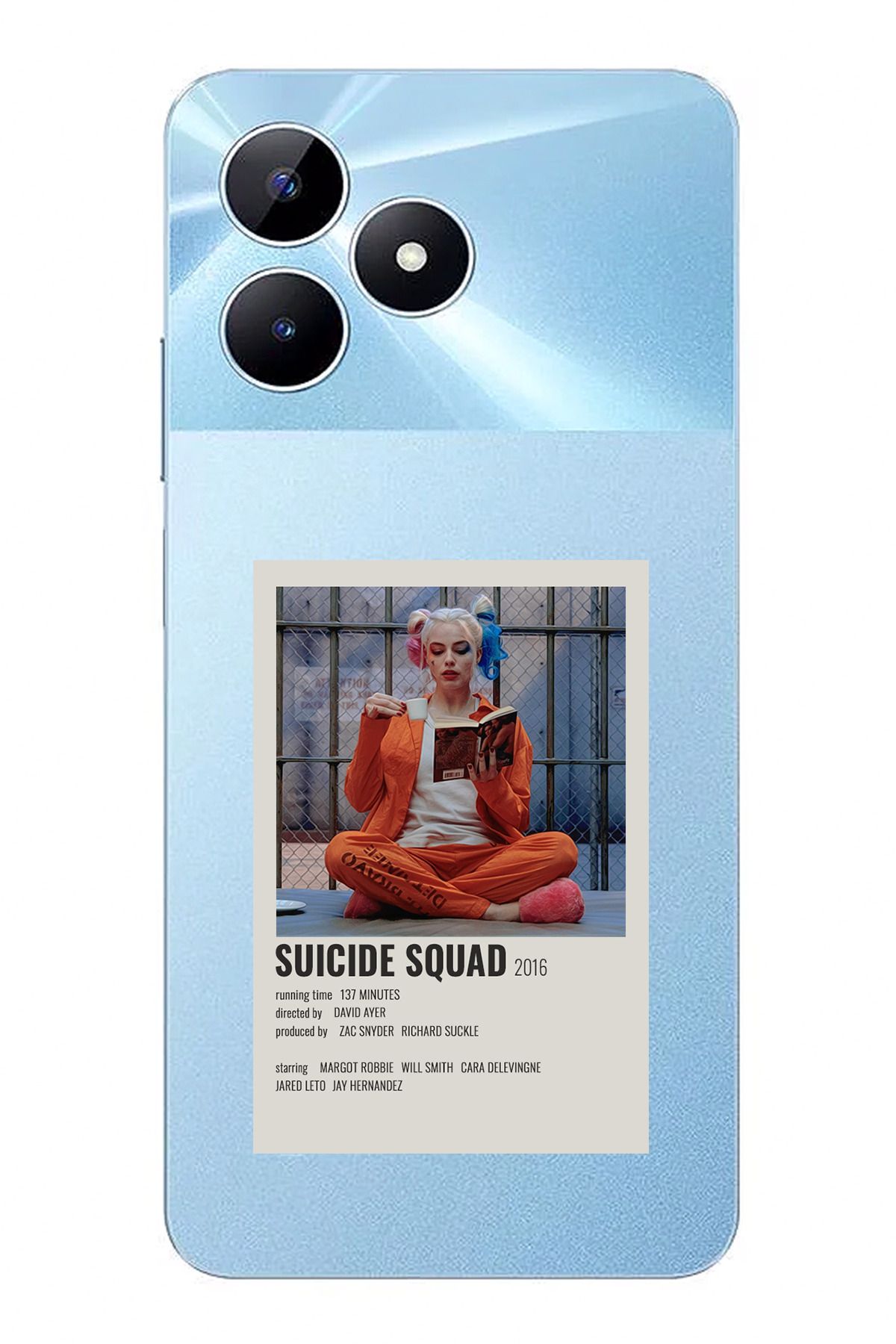 TechTree Realme Note 50 Uyumlu Suicide Squad Tasarımlı Şeffaf Silikon Kılıf
