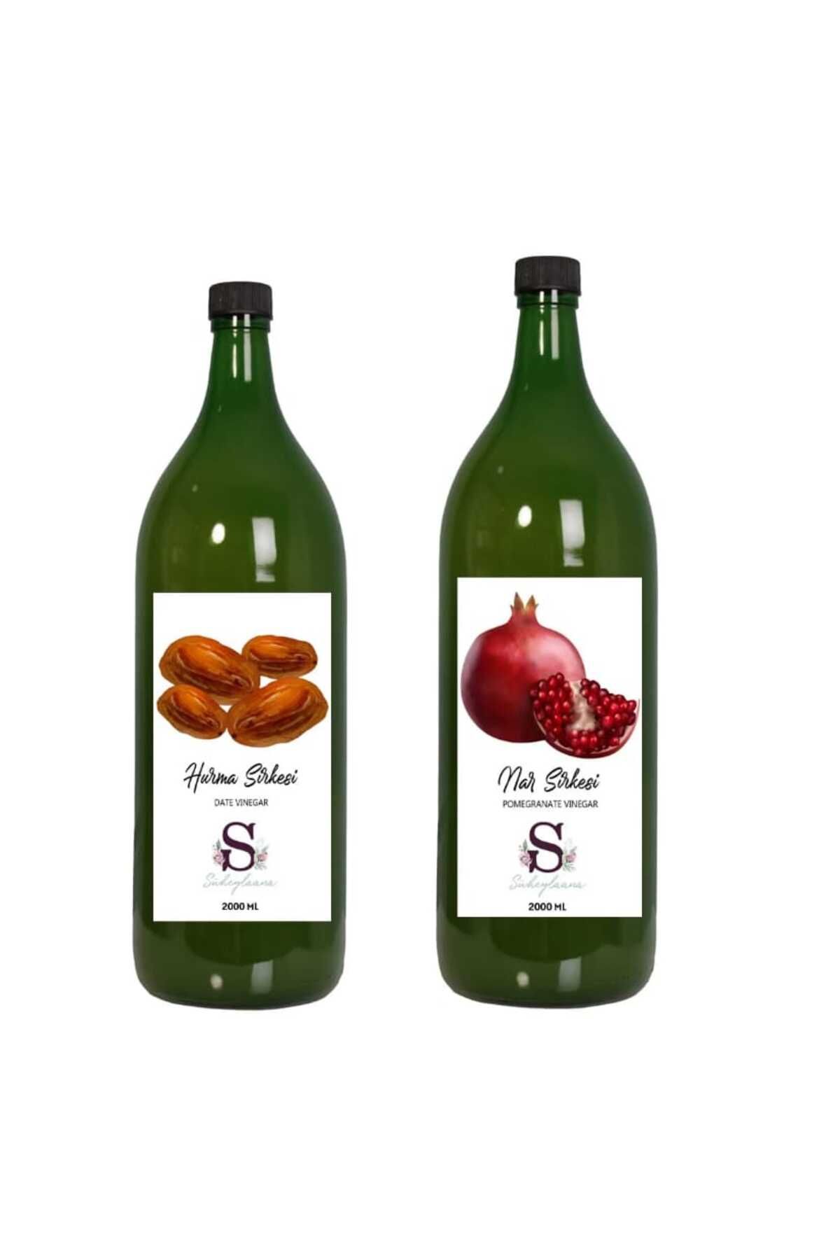 Süheylaana Doğal Hurma Sirkesi 2000 Ml - Doğal Nar Sirkesi 2000 Ml