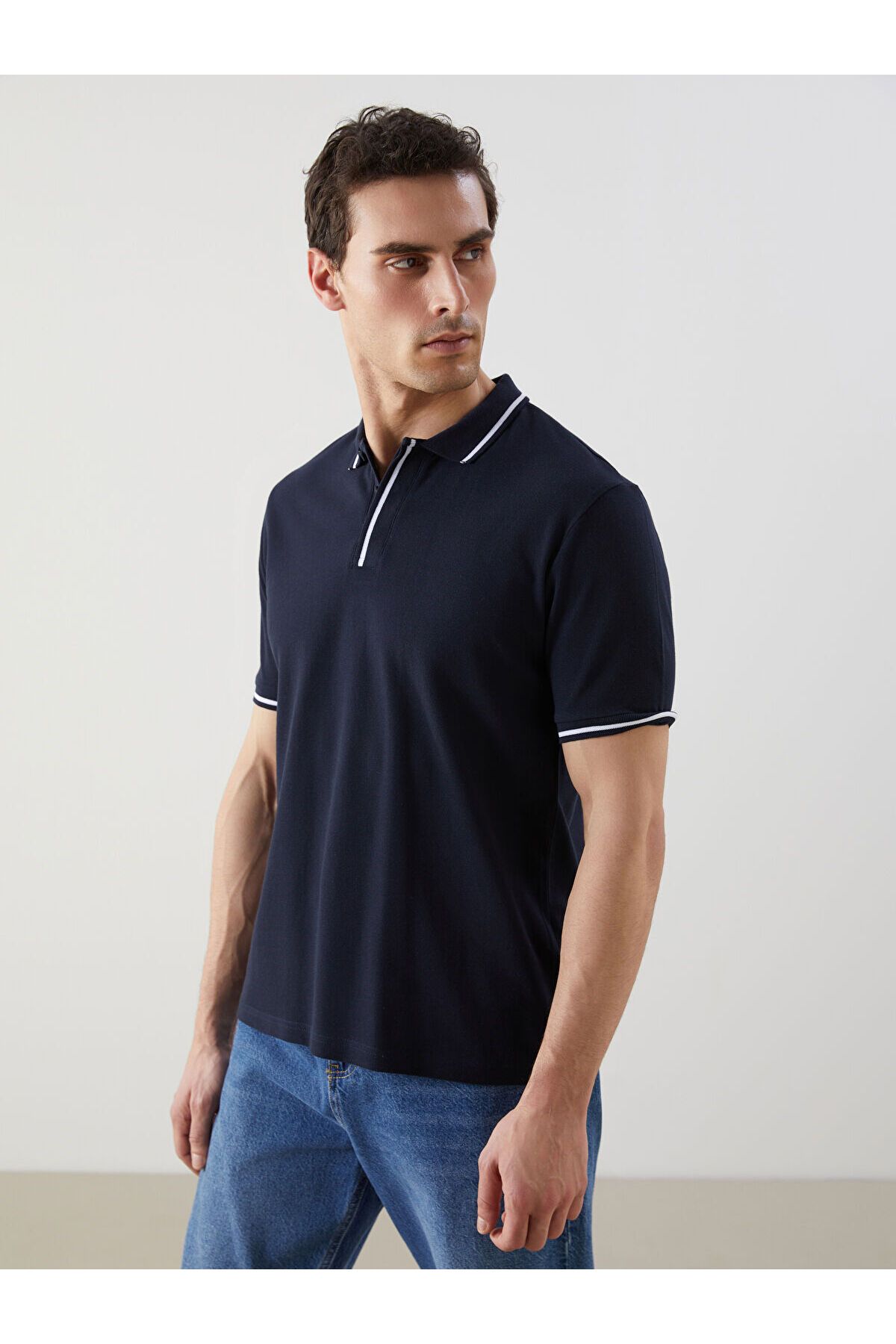LC Waikiki Polo Yaka Kısa Kollu Pike Erkek Tişört