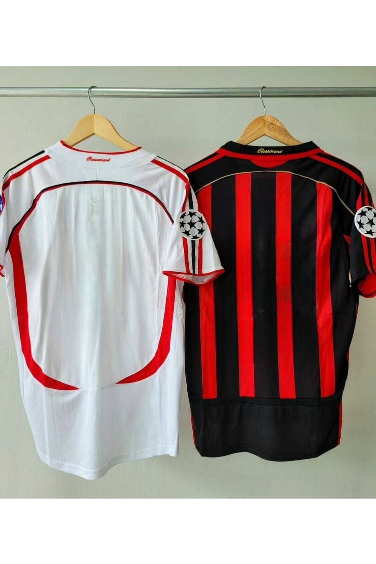 kombinezyum A.c Milan 2007 Sezonu #İSİMSİZ Nostalji Forması Ikili Kombin