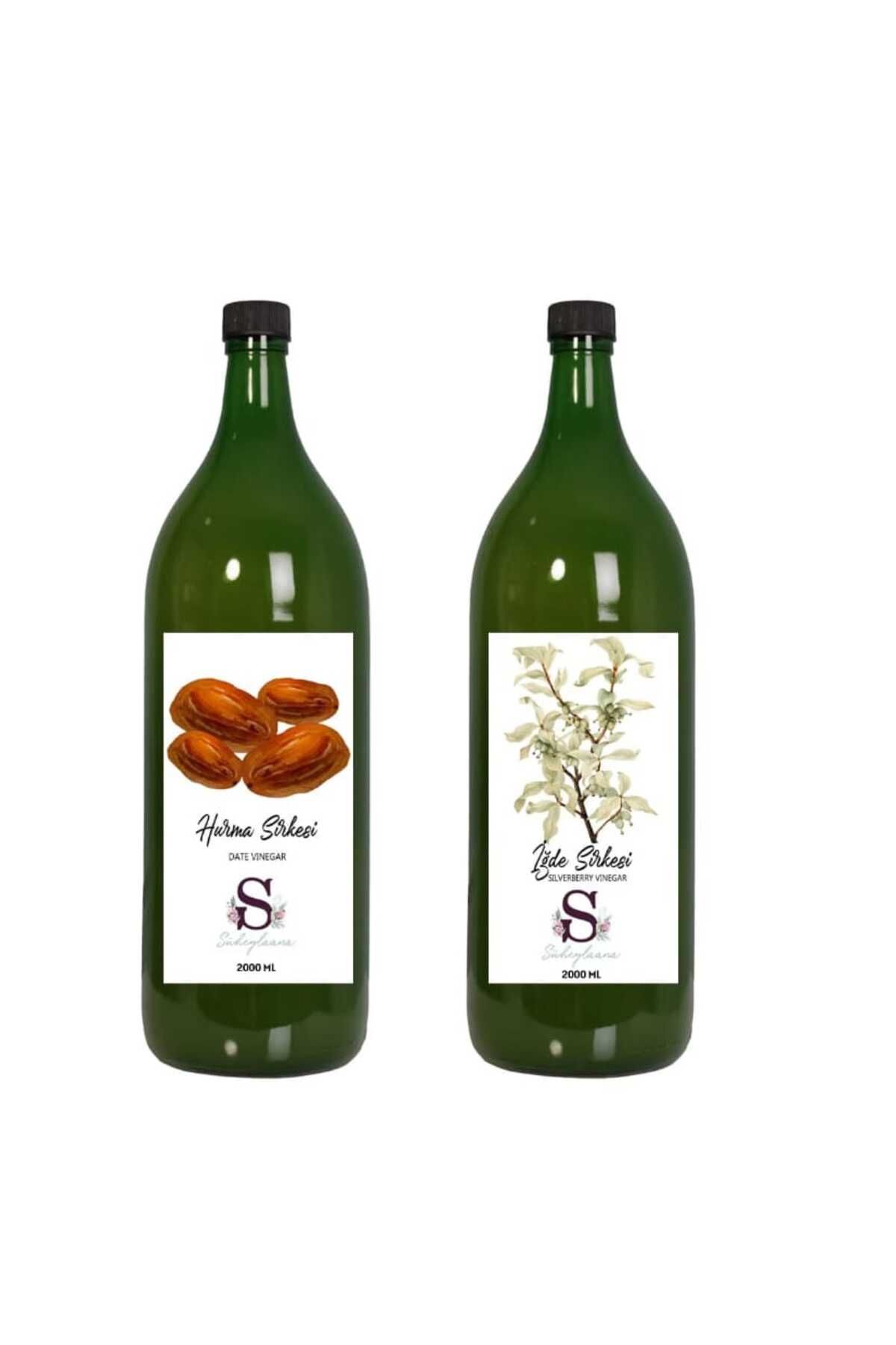 Süheylaana Doğal Hurma Sirkesi 2000 Ml - Doğal İğde Sirkesi 2000 Ml