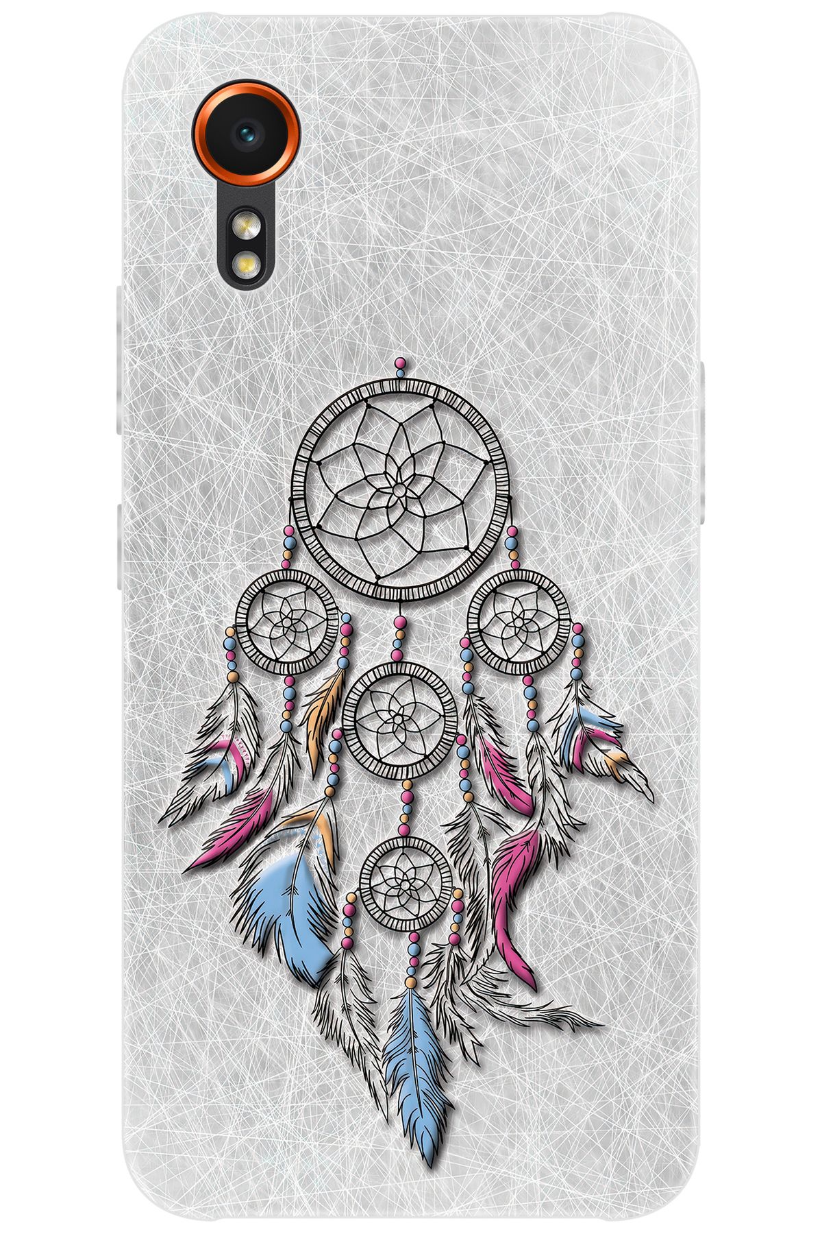 Ceppare Samsung Galaxy XCover7 (SM-G556B) Uyumlu Kılıf Desen Baskılı Silikon Düş Kapanı STK:568 CP-9qCrt2U