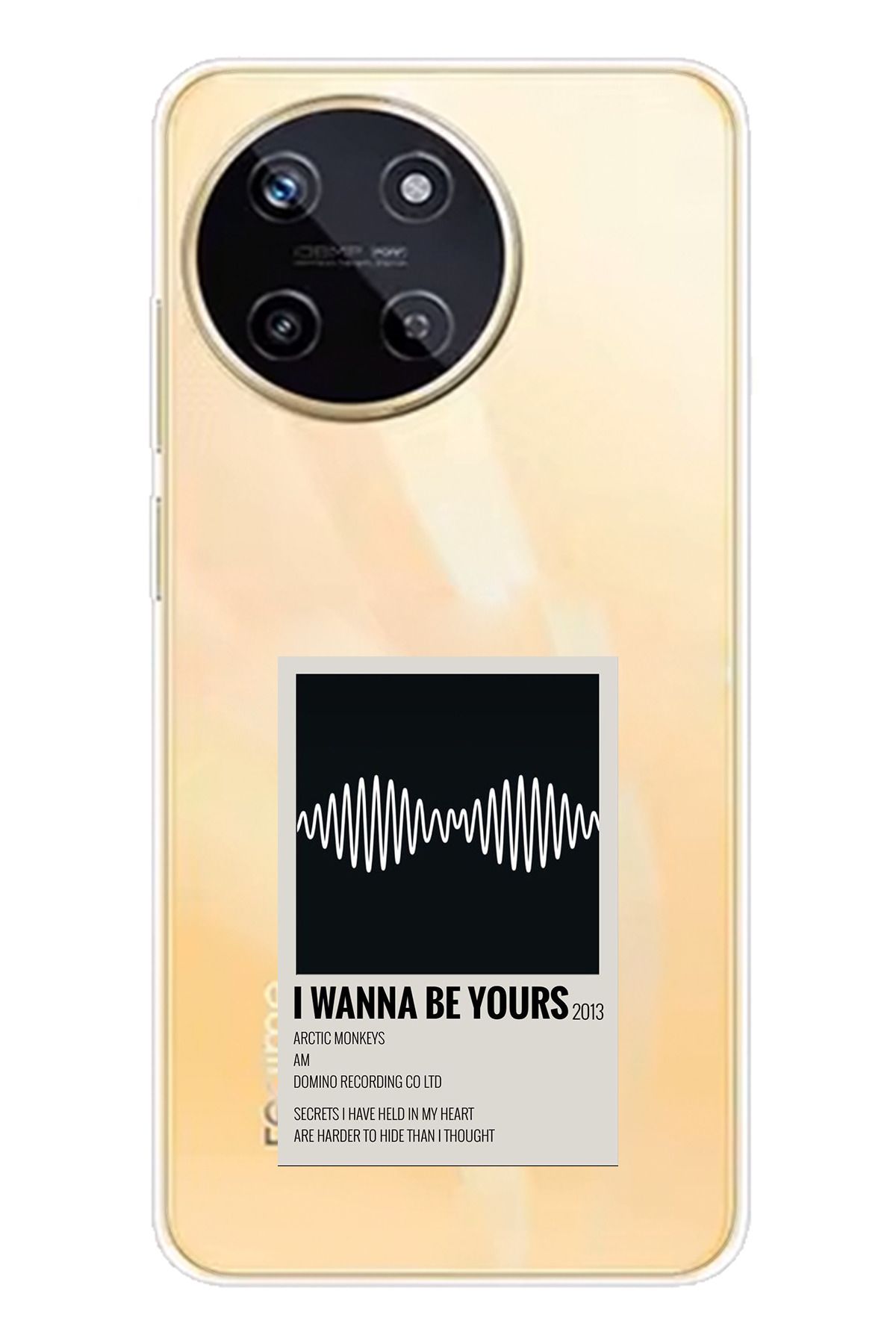 TechTree Realme 11 4G Uyumlu I Wanna Be Yours Şeffaf Silikon Kılıf