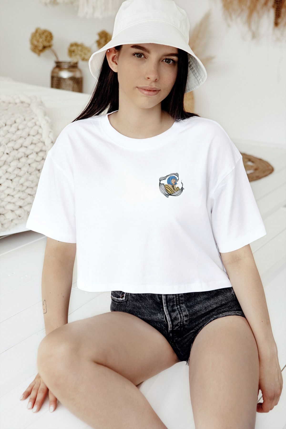 MLSİRİUS ART INKMUSE-CROP TİŞÖRT