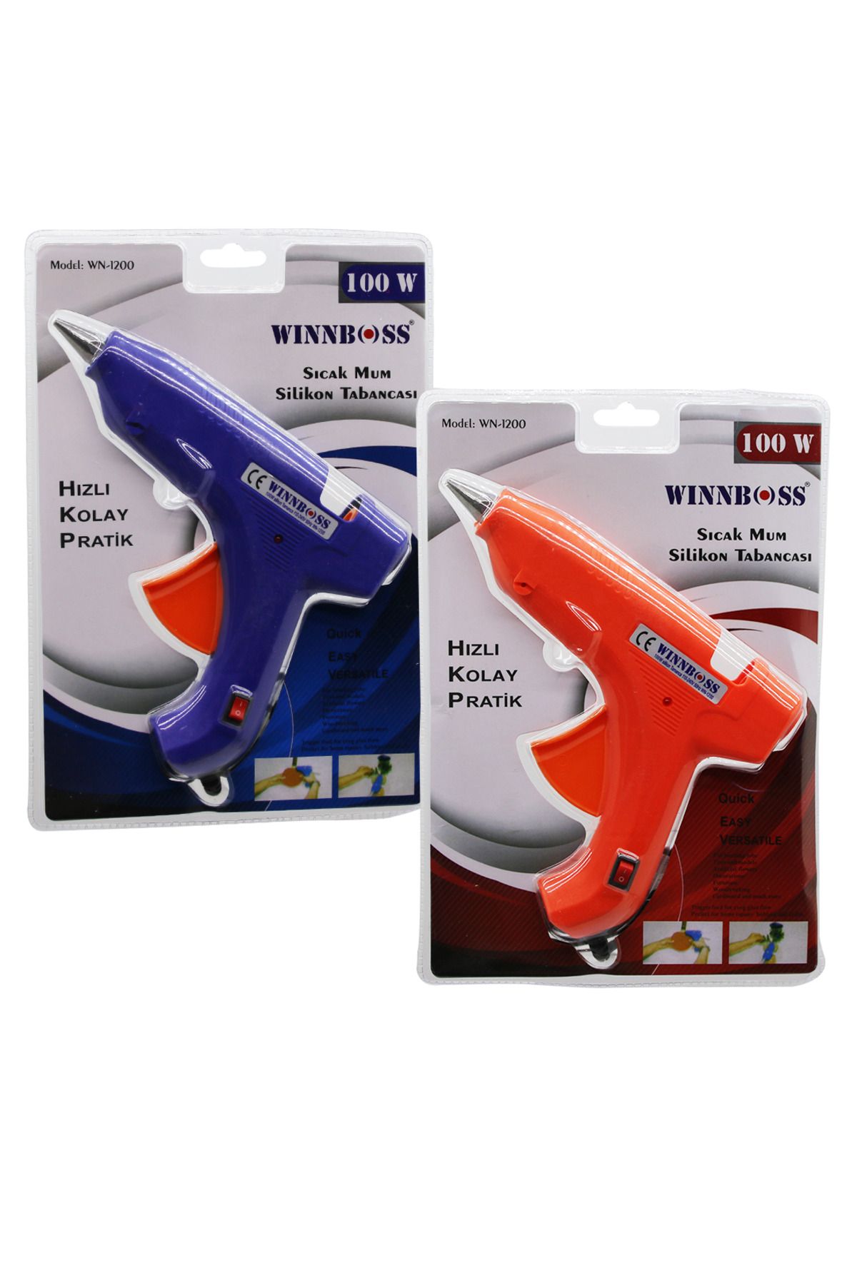 Modafiks 100W ANAHTARLI SICAK SİLİKON TABANCASI (4767)