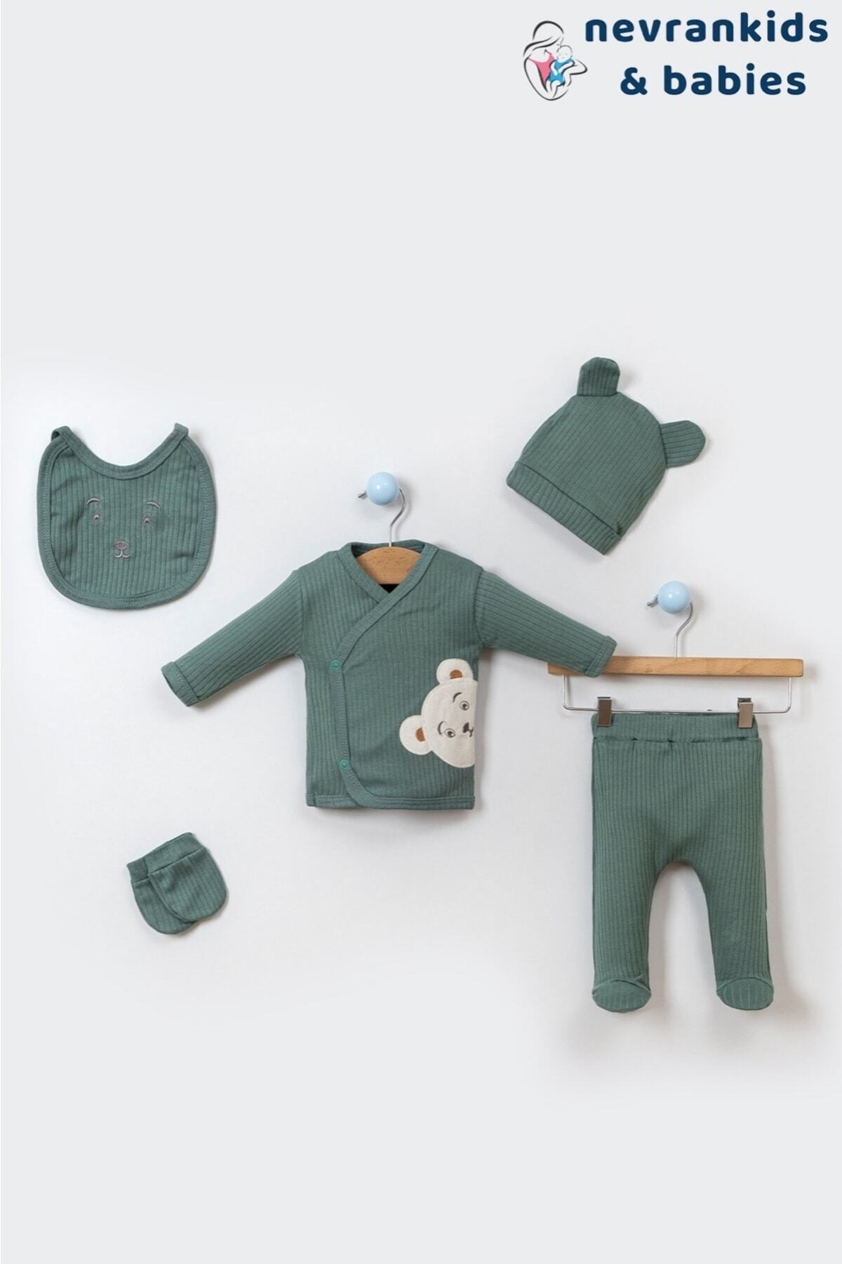 nevrankids Bear Minimal 5’li Hastane Çıkışı Seti fotoğrafı 5 (önizleme)