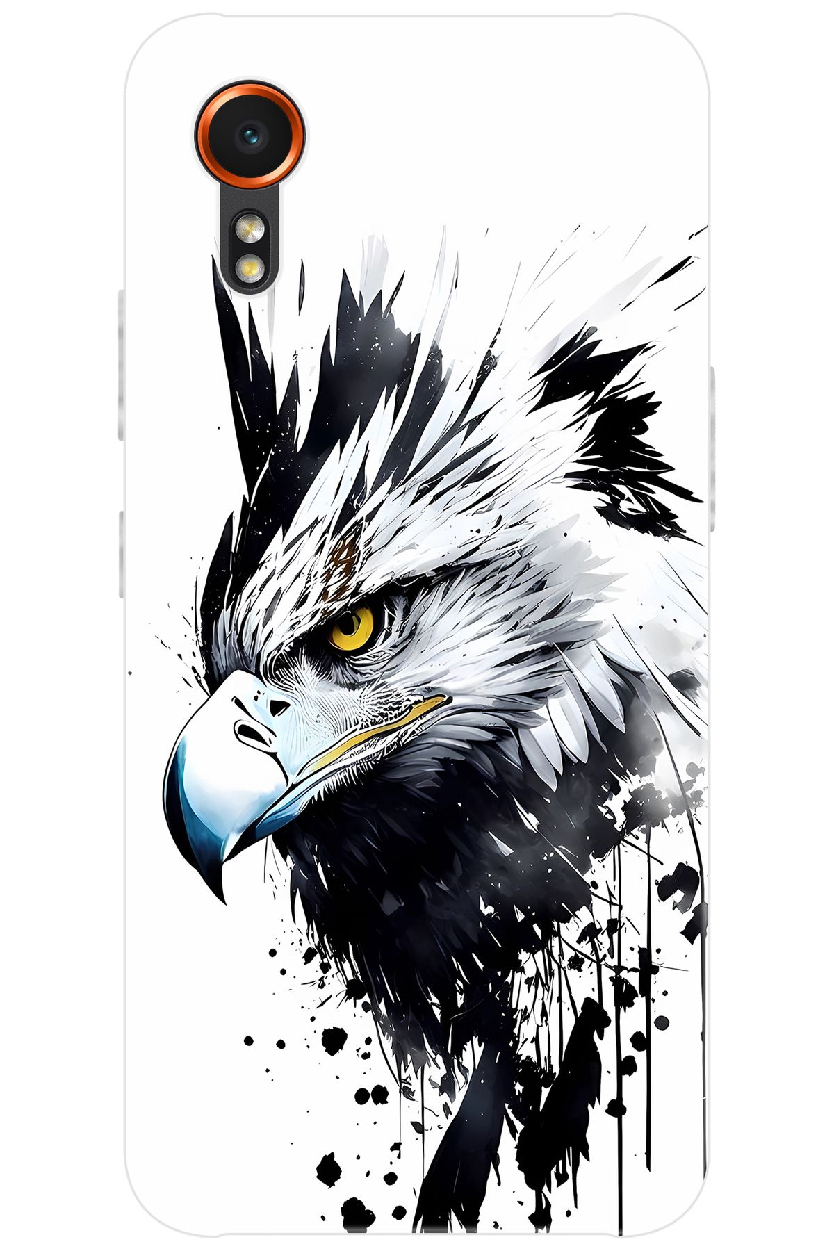 Ceppare Samsung Galaxy XCover7 (SM-G556B) Uyumlu Kılıf Desen Baskı Silikon Kartal Serisi STK:1008 CP-AopgRBs