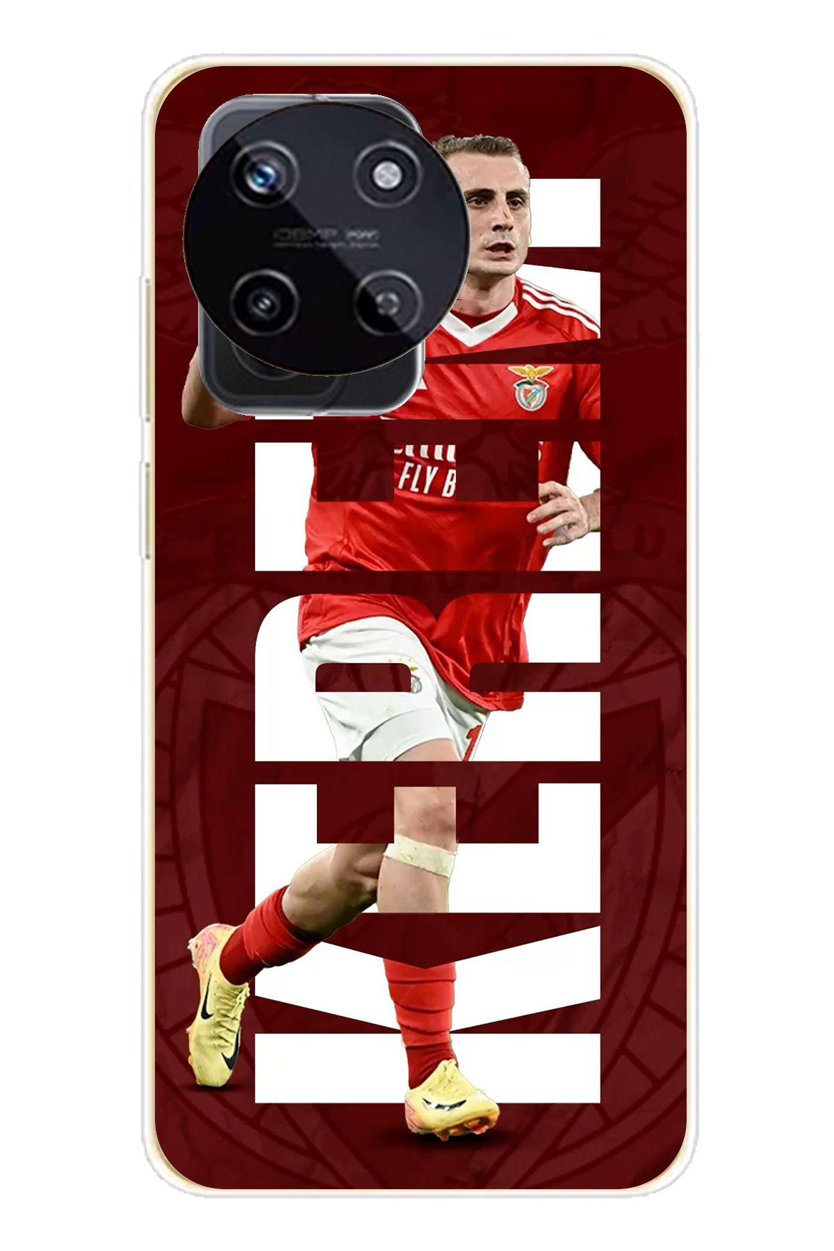 TechTree Realme 11 4G Uyumlu Kerem Aktürkoğlu Benfica Şeffaf Silikon Kılıf