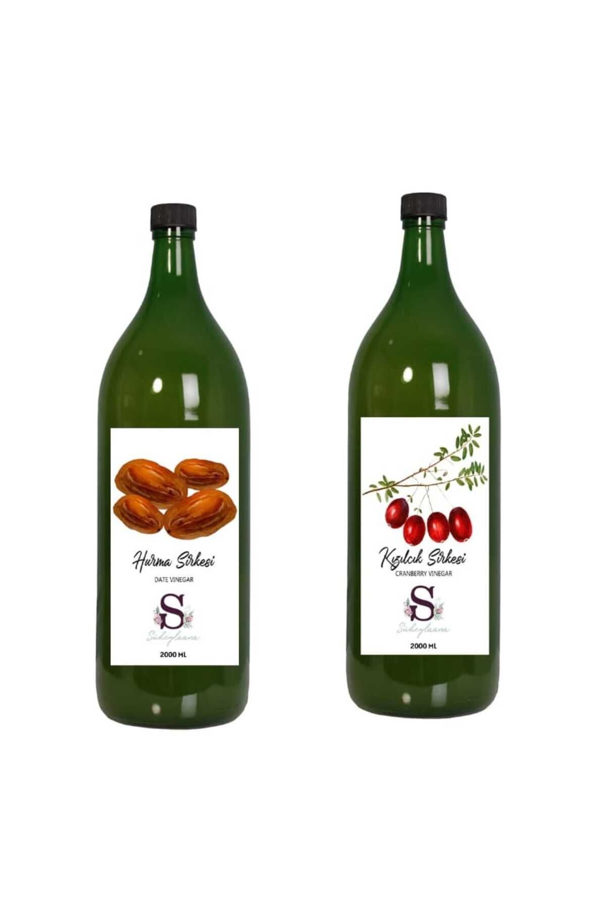 Süheylaana Doğal Hurma Sirkesi 2000 Ml - Doğal Kızılcık Sirkesi 2000 Ml