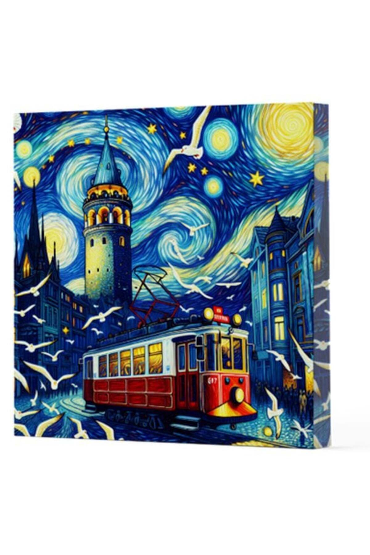 Destek Yayınları Van Gogh 1 Galata Çizgisiz Yan Boyamalı Defter