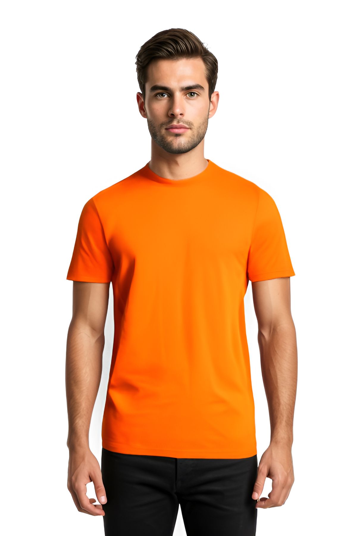 Baymen İnce Spor Mikro Kumaş Serin Tutan O Yaka Tshirt