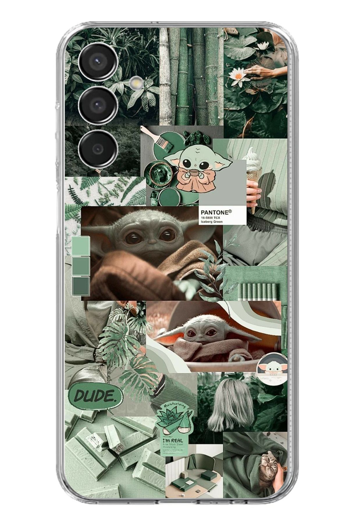 TechTree Samsung Galaxy M15 Uyumlu Yoda Kolaj Şeffaf Silikon Kılıf