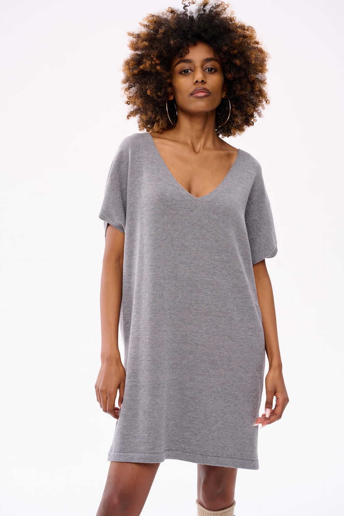 Blue Shadow-Ladies' Sweater Tunic Syri Graphite 1