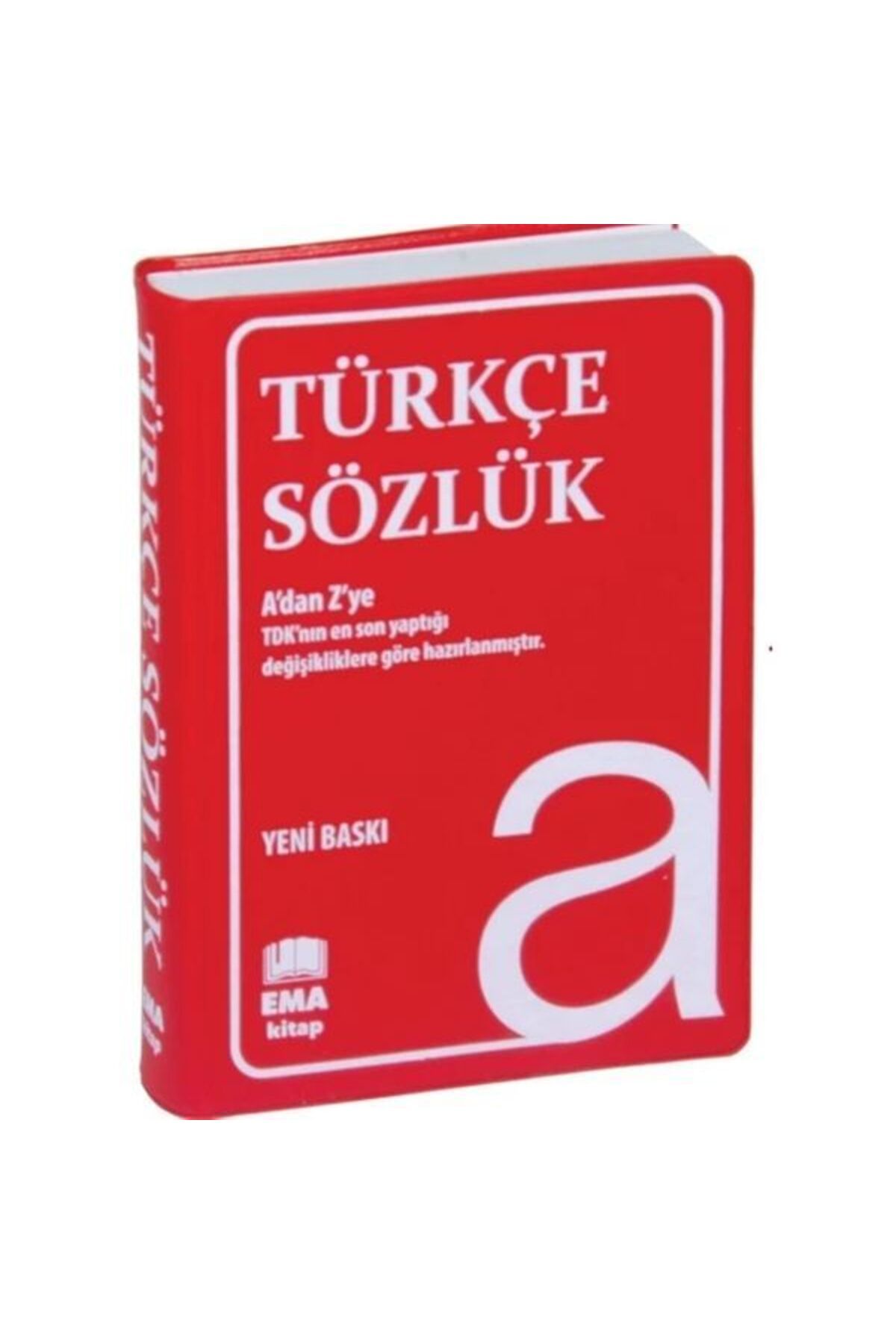Ema Kitap Türkçe Sözlük ADan ZYe Tdk Uyumlu Plastik Kapak