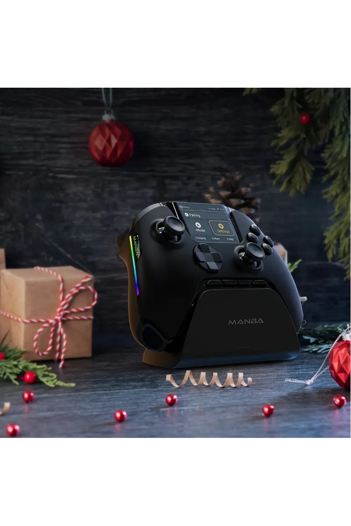 Man-Interactive Wireless Game Controller (No Gimbal)4 iOS/PC/Android/Deck,Hall Effect&Shooting Stick 3