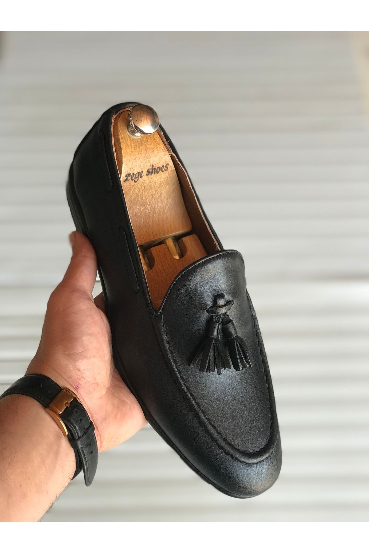 Zegeshoes Hakiki Deri Casual Klasik Ayakkabı