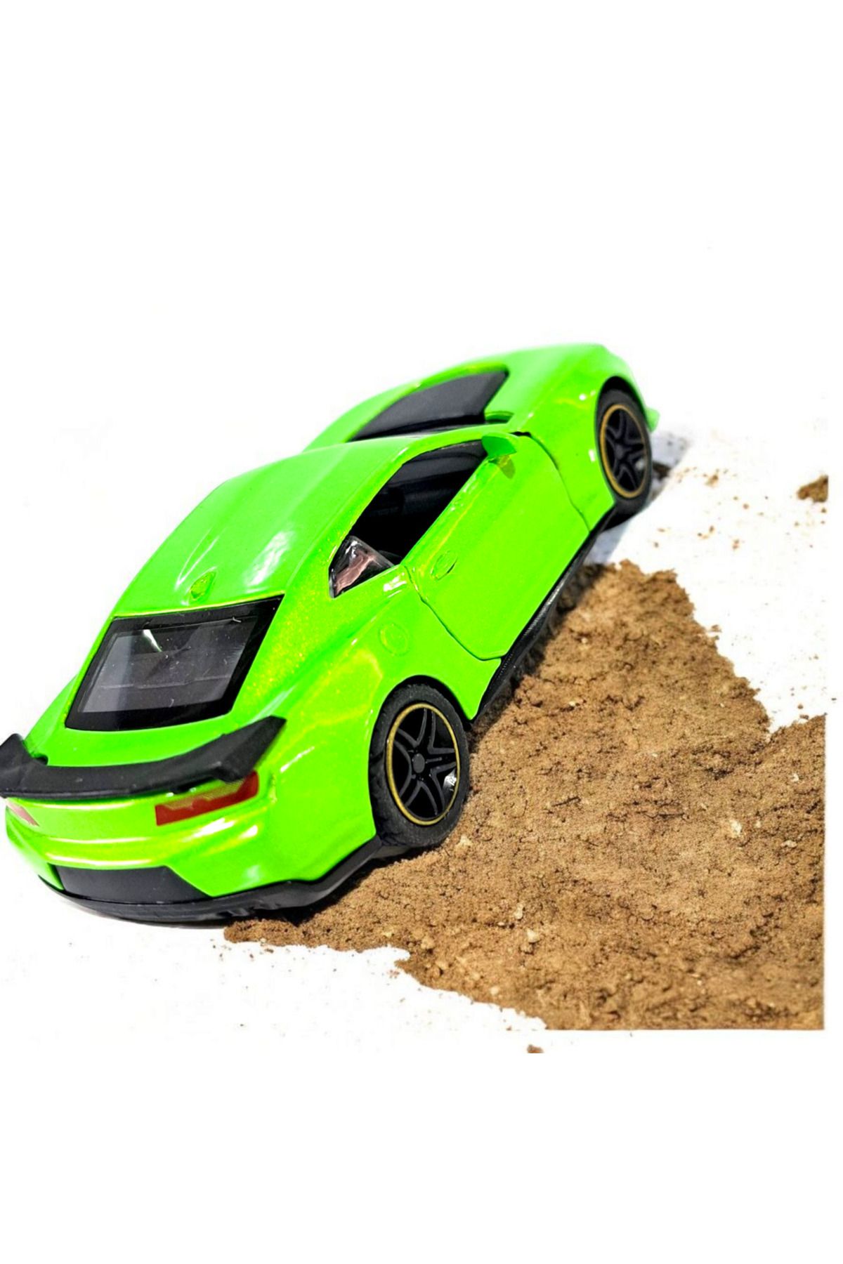 ALYTOYS Oyuncak Araba Metal Araba Çek Bırak Motorlu Kapıları Açılır 10,5x4,5cm Spor Araba