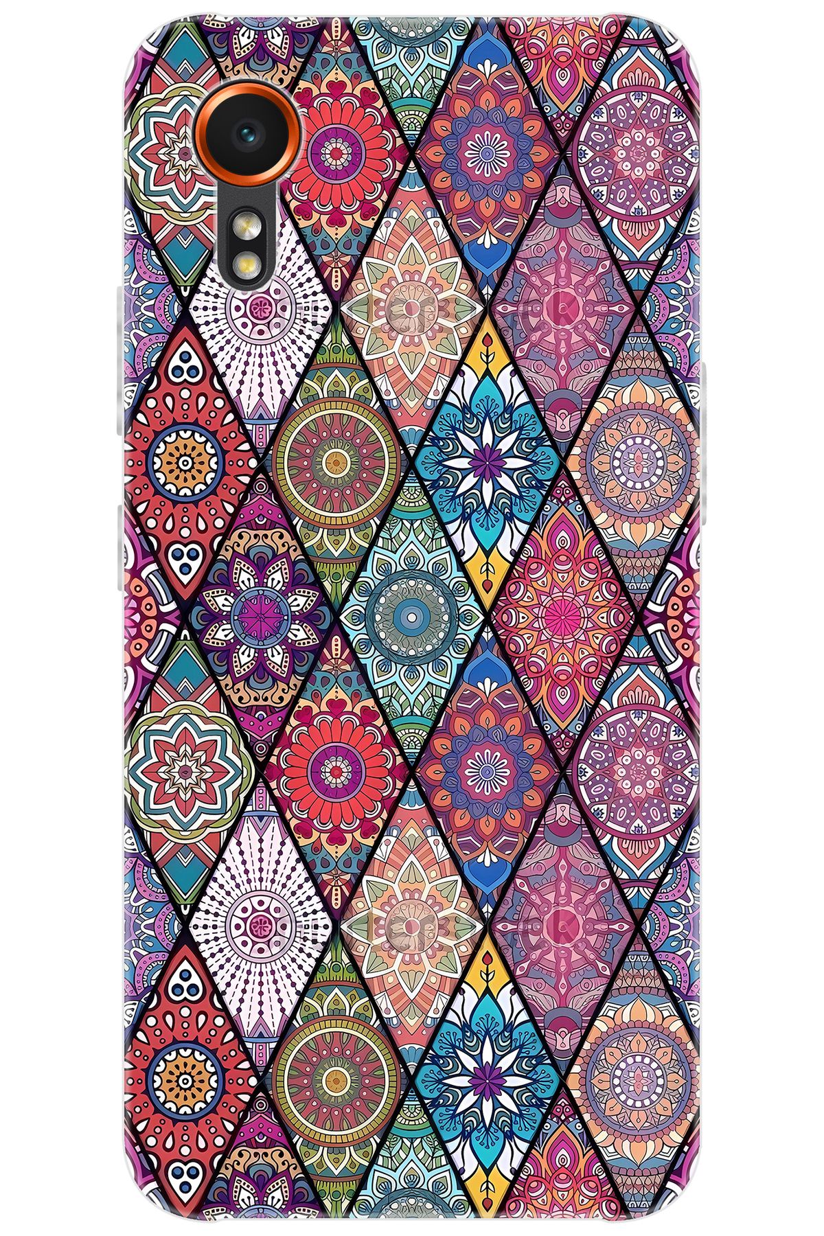 Ceppare Samsung Galaxy XCover7 (SM-G556B) Uyumlu Kılıf Desen Baskı Silikon Kilim Tasarım STK:660 CP-61WEQUx