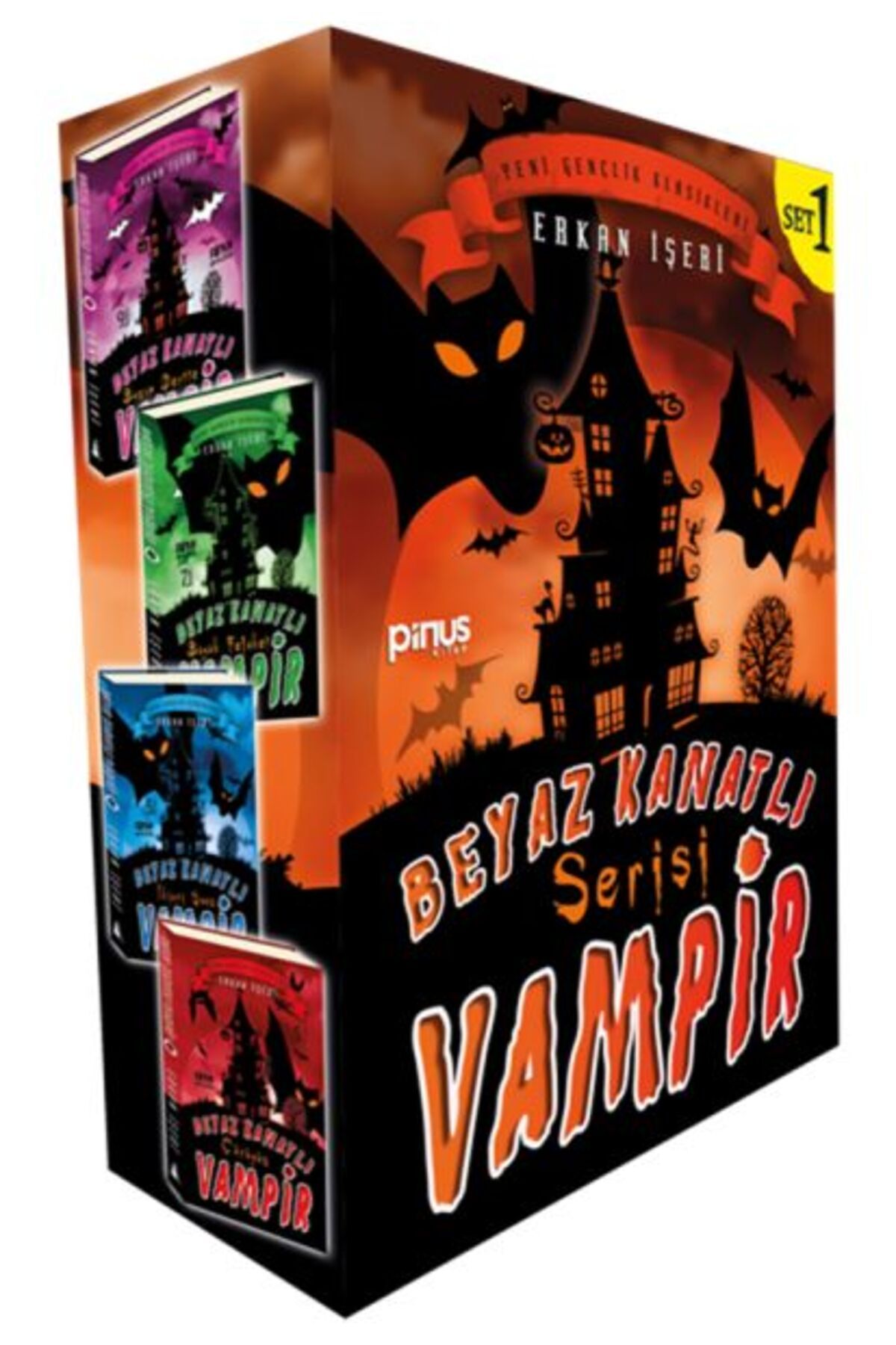 Destek Yayınları Beyaz Kanatlı Vampir Seti 1 4 Kitap Takım