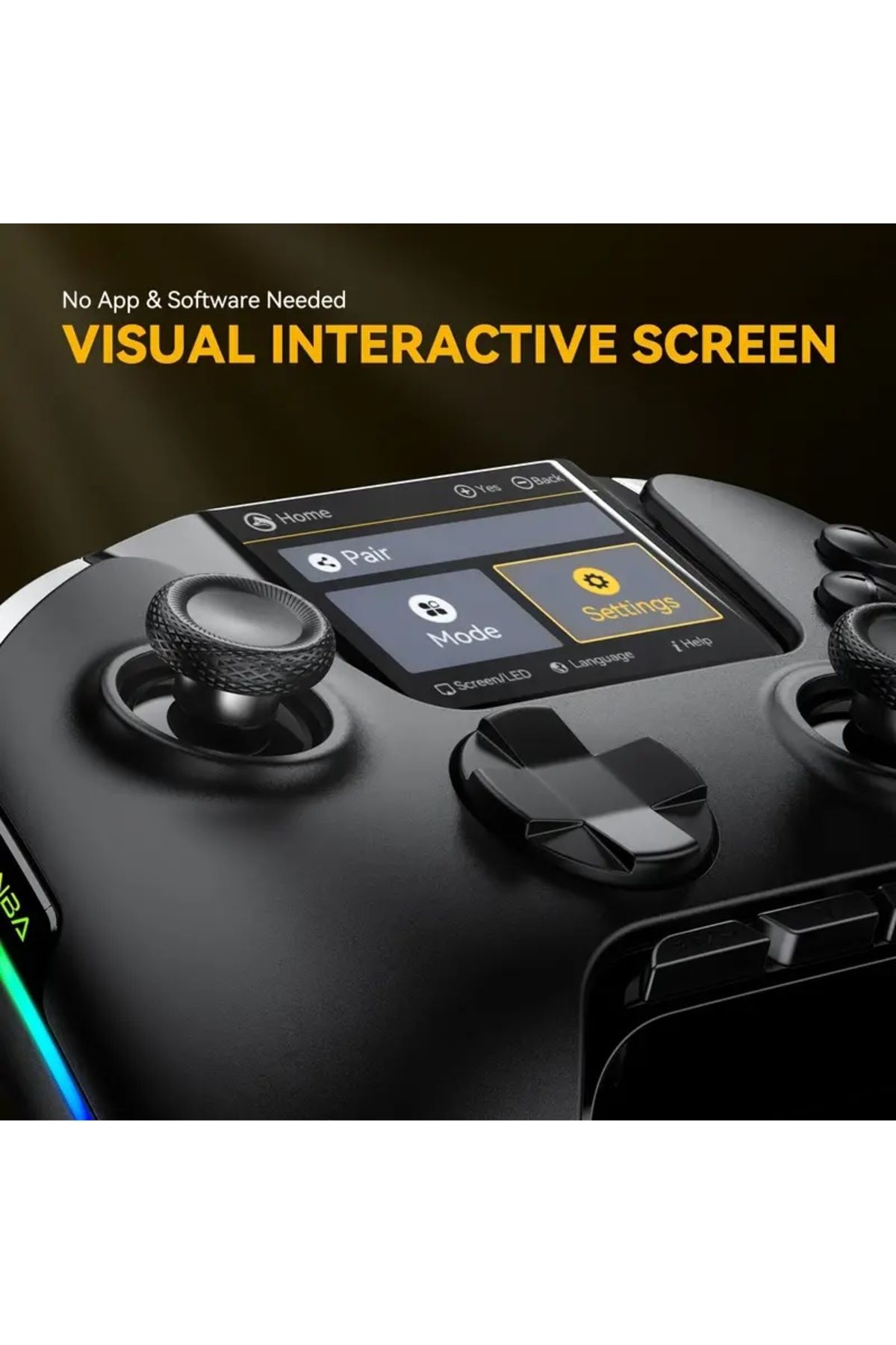 Man-Interactive Wireless Game Controller (No Gimbal)4 iOS/PC/Android/Deck,Hall Effect&Shooting Stick 2