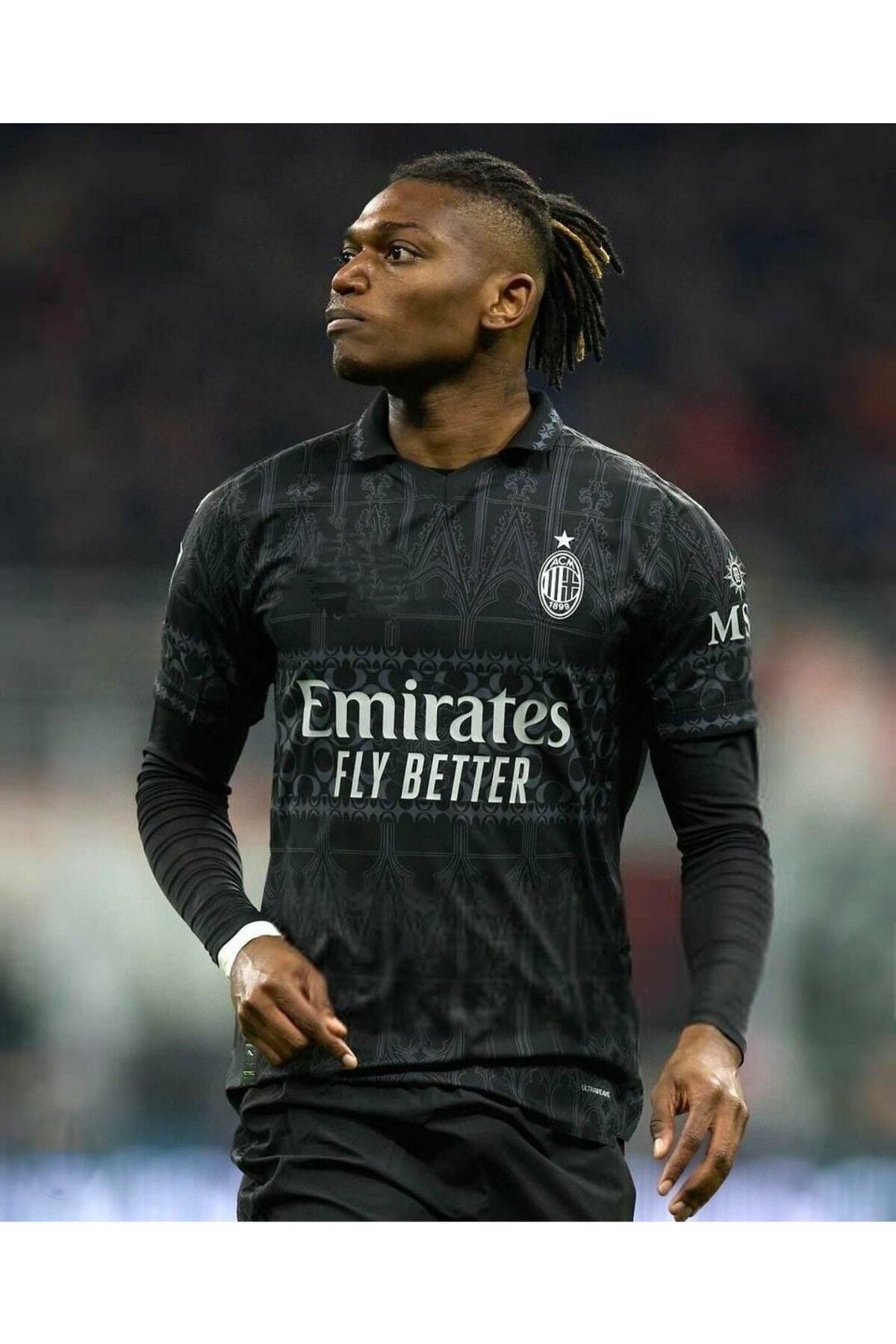kombinezyum A.c Milan 2023/24 Yeni Sezon Isimsiz Özel Tasarım Konsept Forması (Black Thırd Shırt)