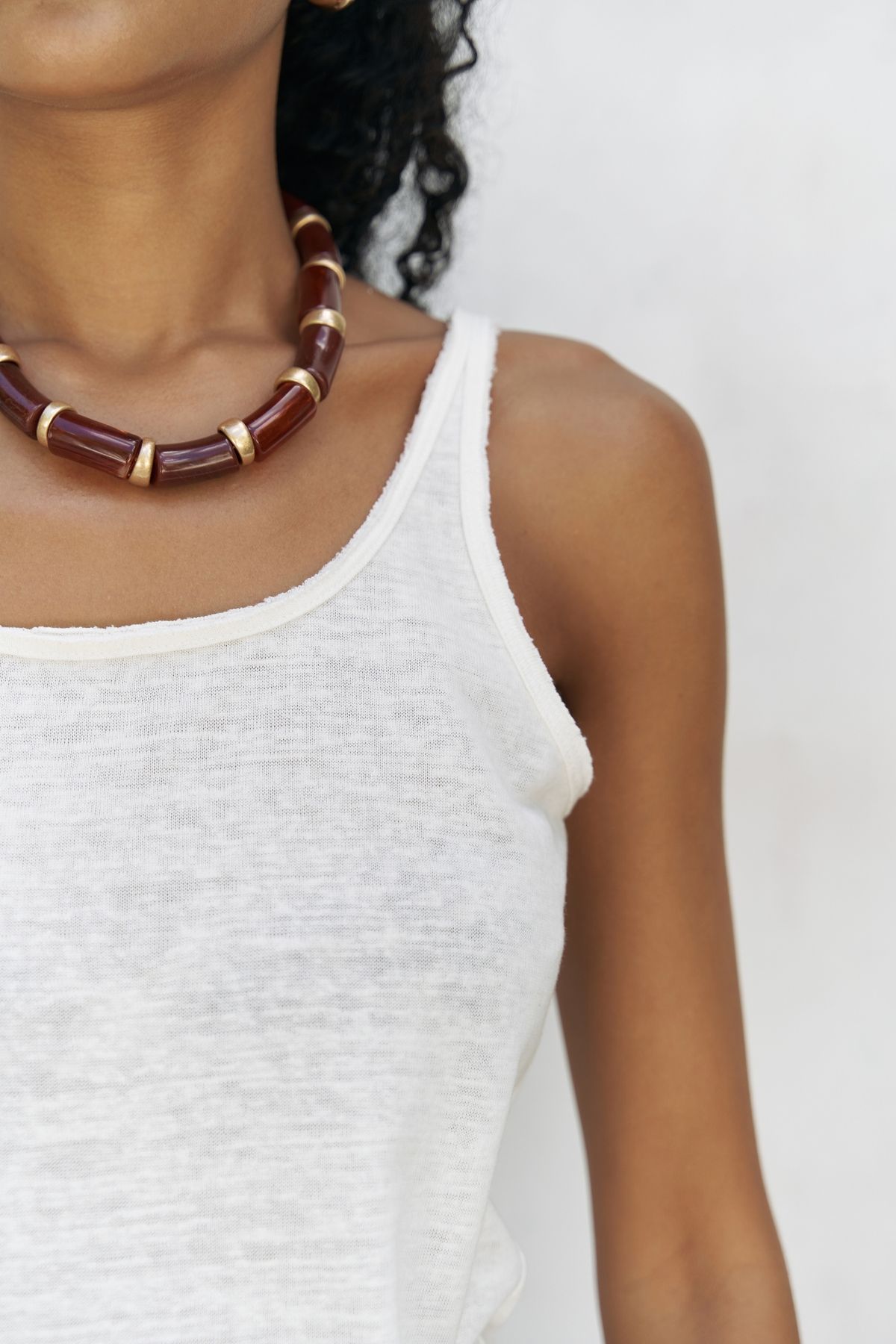 BOHEMAİ-Salnor Basic Ecru Crop 7
