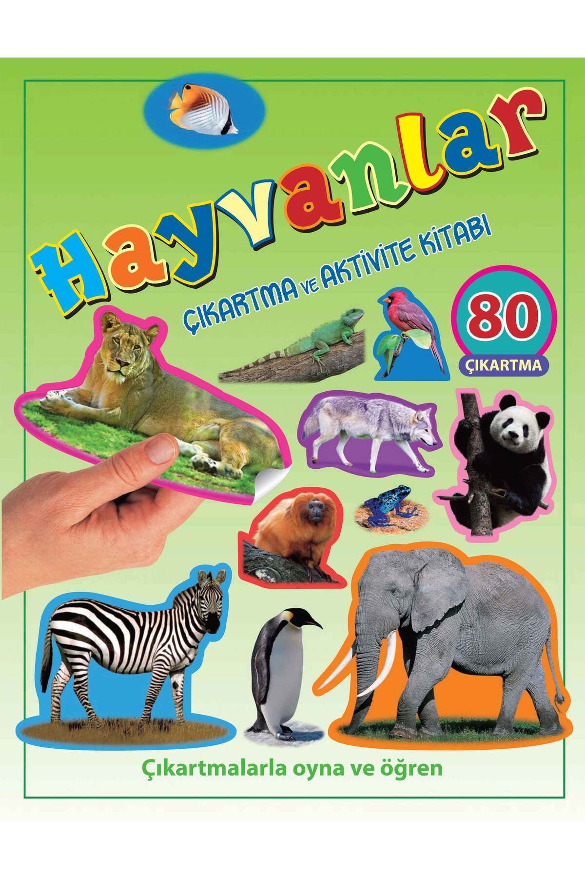 Parıltı Yayınları Hayvanlar Çıkartma ve Aktivite Kitabı