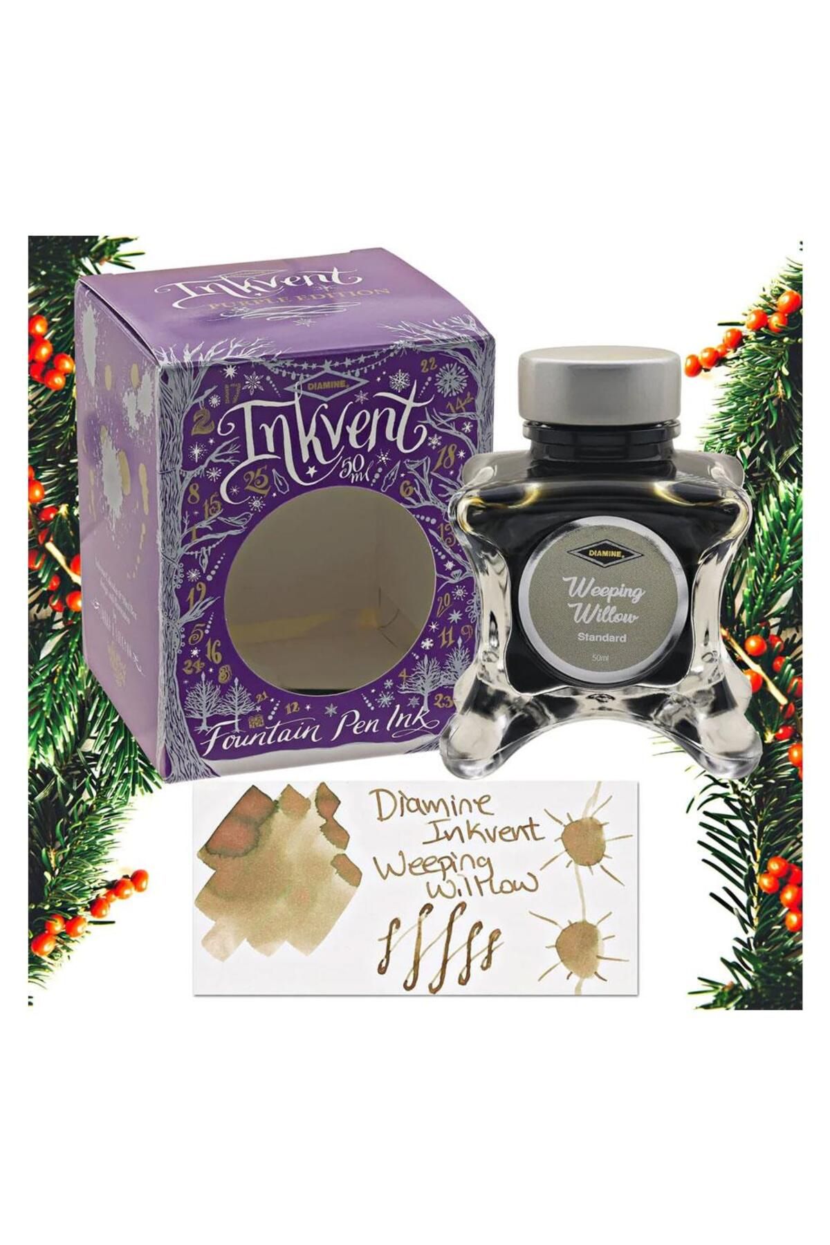 Diamine Inkvent Purple Collection Mürekkep 50ml Weeping Willow