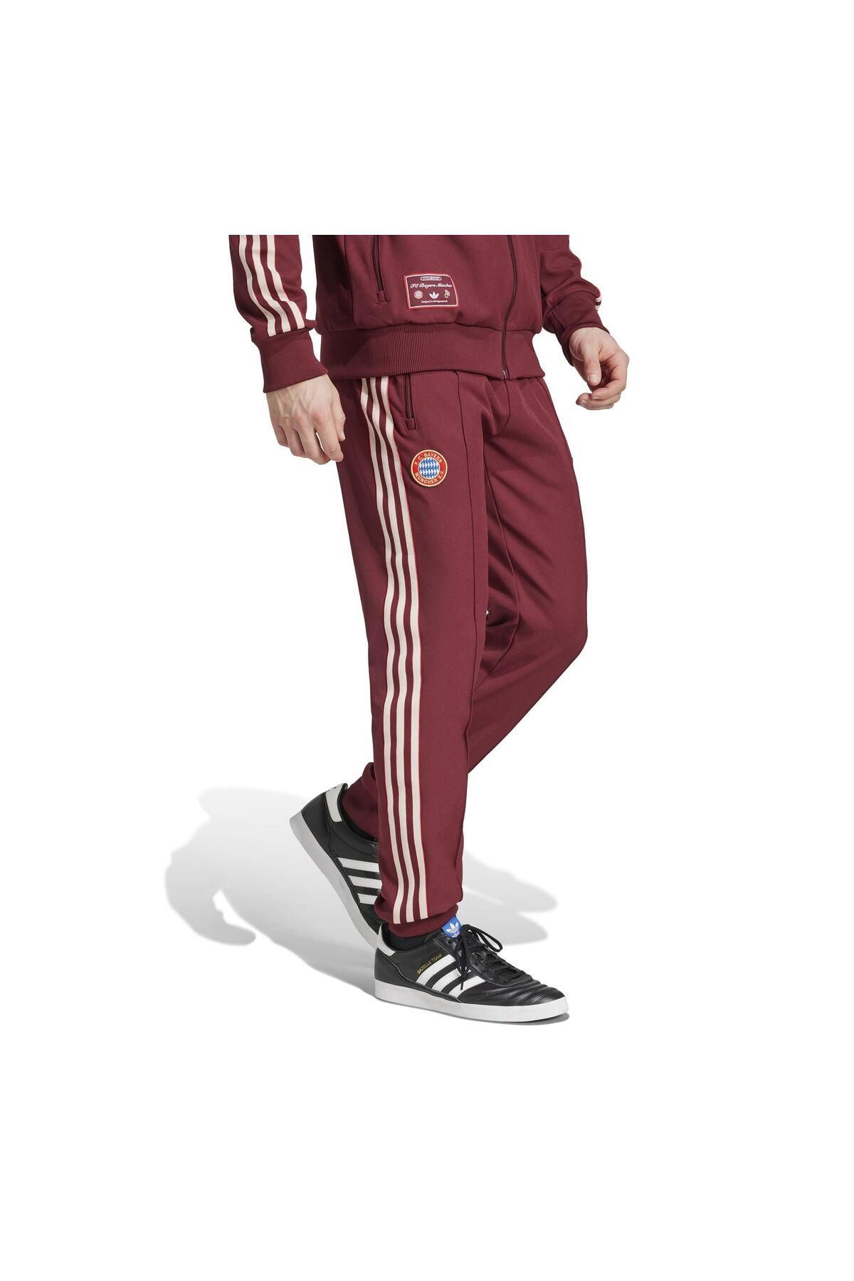 adidas JF0588-E adidas Fc Bayern Icon Tp Erkek Eşofman Altı Bordo