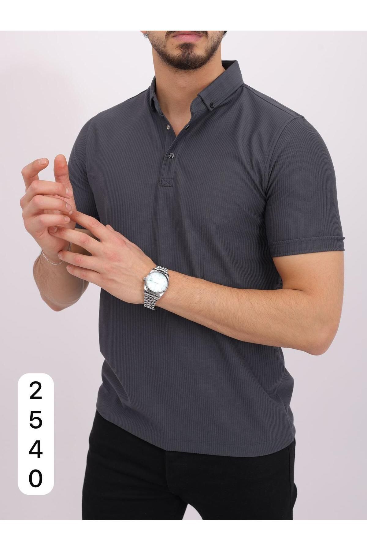BEYAZTOPTAN %100 KALİTELİ TROY OTTOBAN YAKALI BOY KISA KOL T-SHIRT